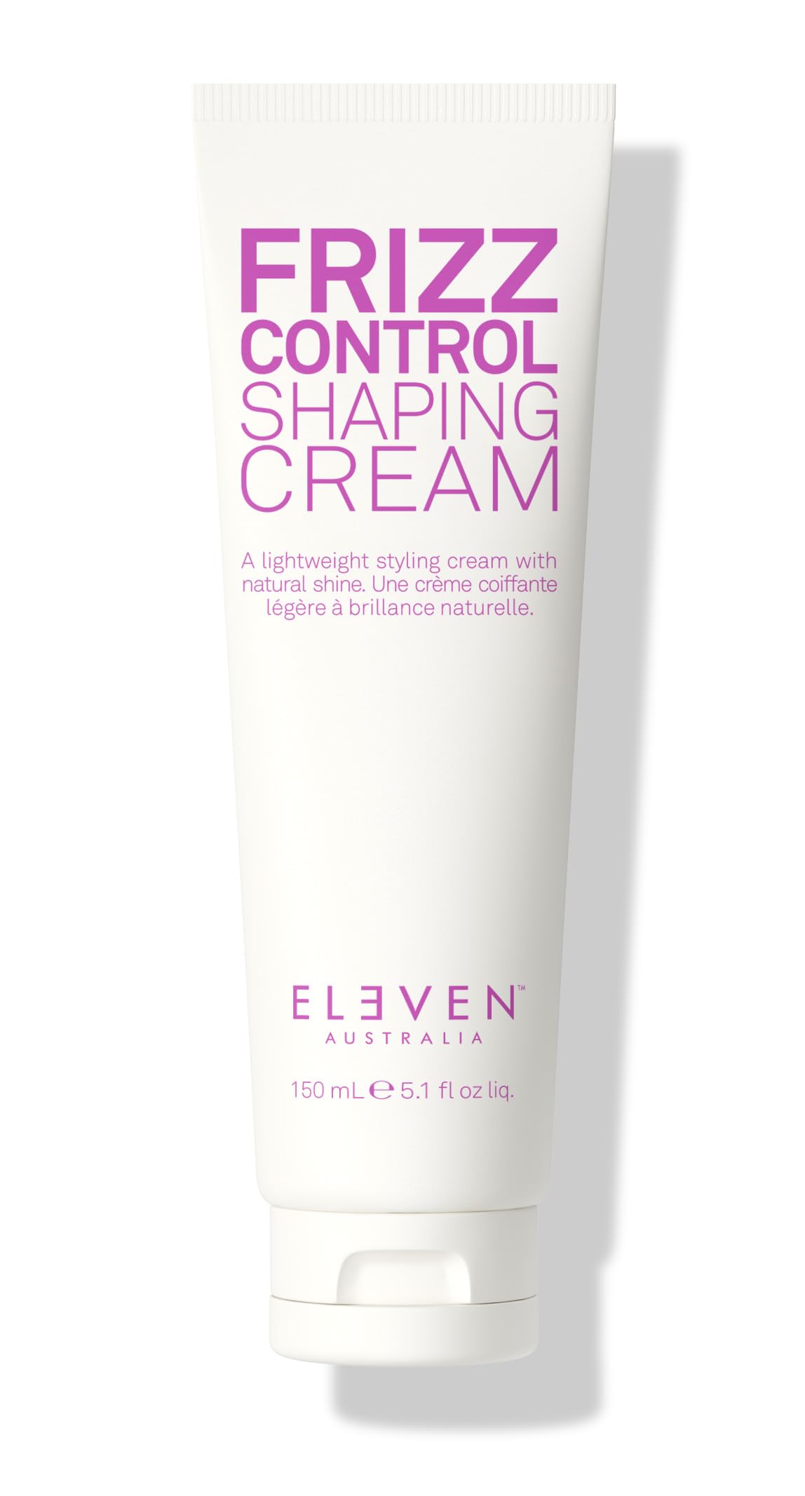 ELEVEN AUSTRALIA Frizz Control Shaping Cream - Lightweight Anti-Frizz Styling Cream for Smooth, Touchable Hold, Adds Shine & Definition, Ideal for All Hair Types - 5.1 Fl Oz