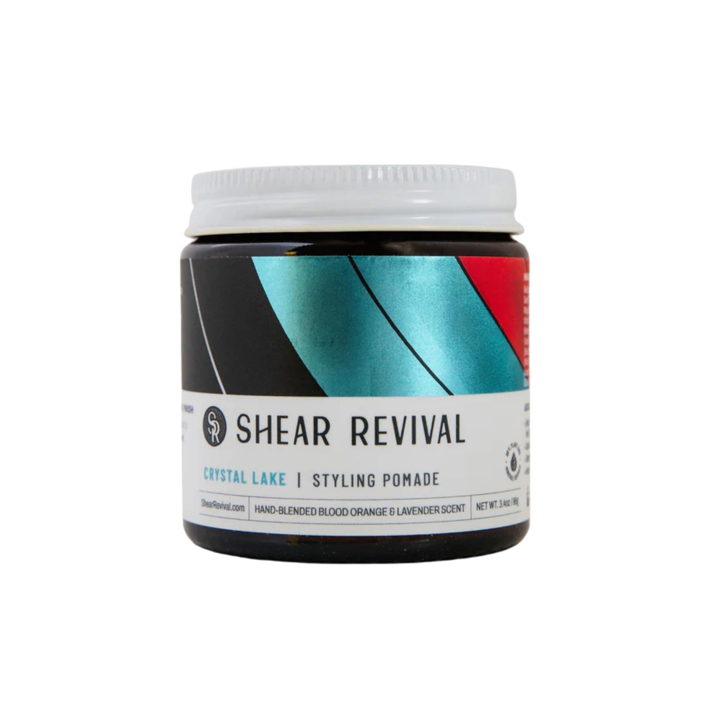 Shear Revival Crystal Lake Cream Pomade | Men's Hair Styling Medium Hold | Natural Finish Infused with Aloe Leaf Juice, Carnauba Wax, Mango Butter, Deeply Conditions Hair & Scalp & Hydrates 3.4oz