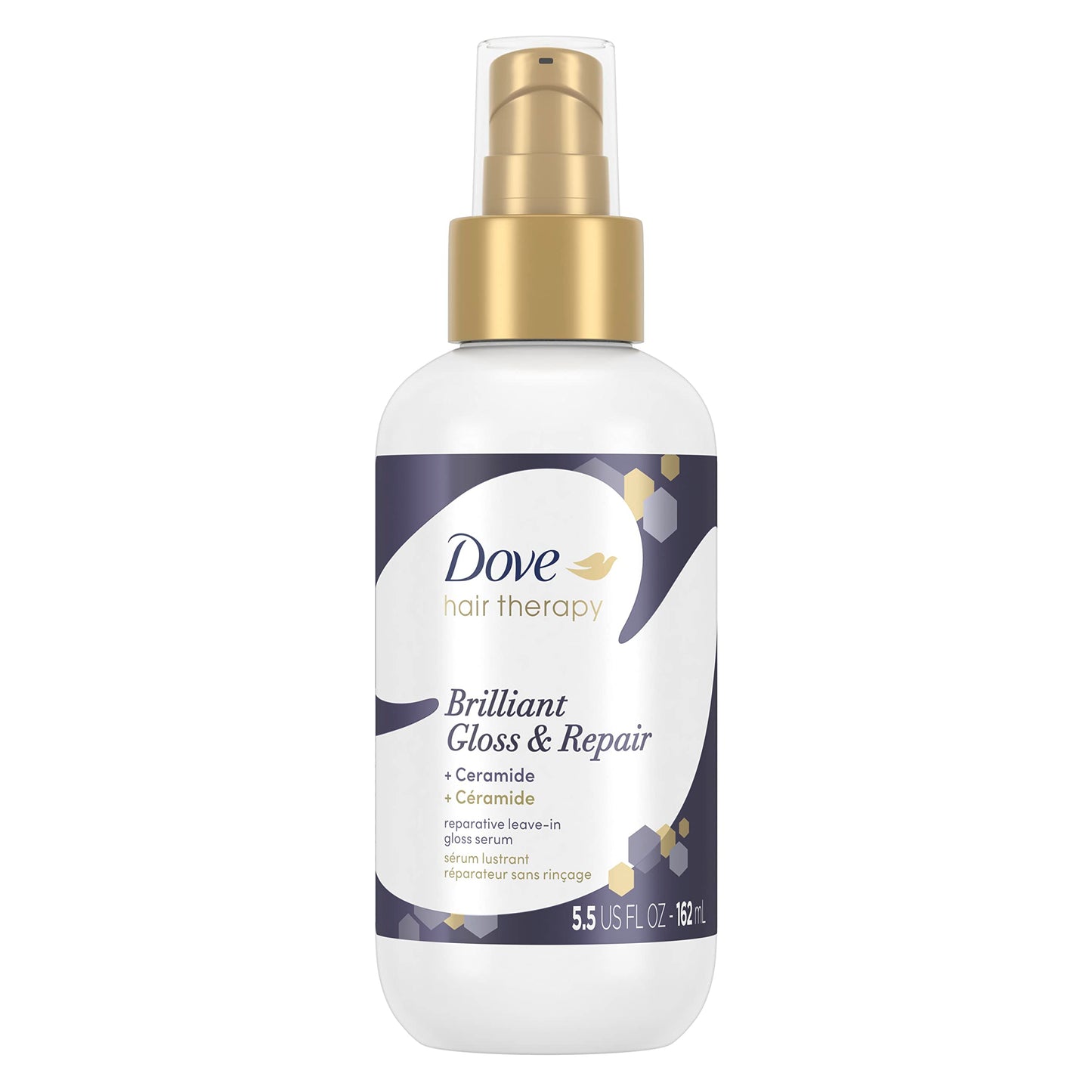 DOVE Hair Therapy Leave-in Hair Treatment - Brilliant Gloss & Repair, 5.5 fl oz