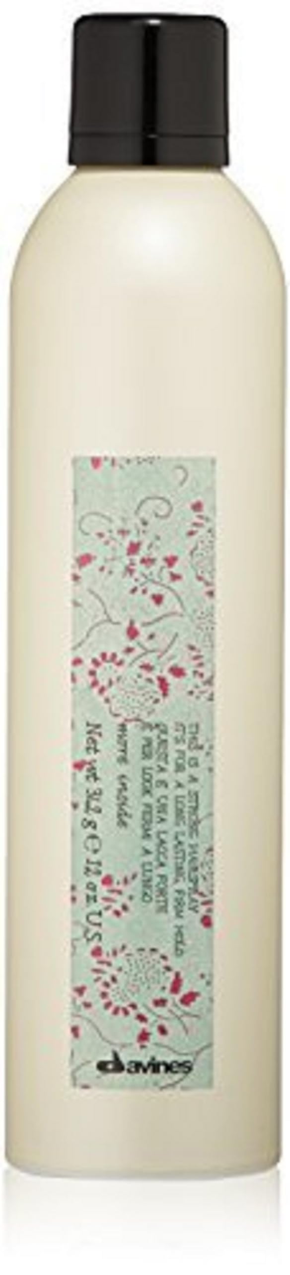 DAVINES This Is A Strong Hairspray, Humidity Control + Flexible Hold for All Day- Spray for All Weather + Hair Types, 12.06 fl oz
