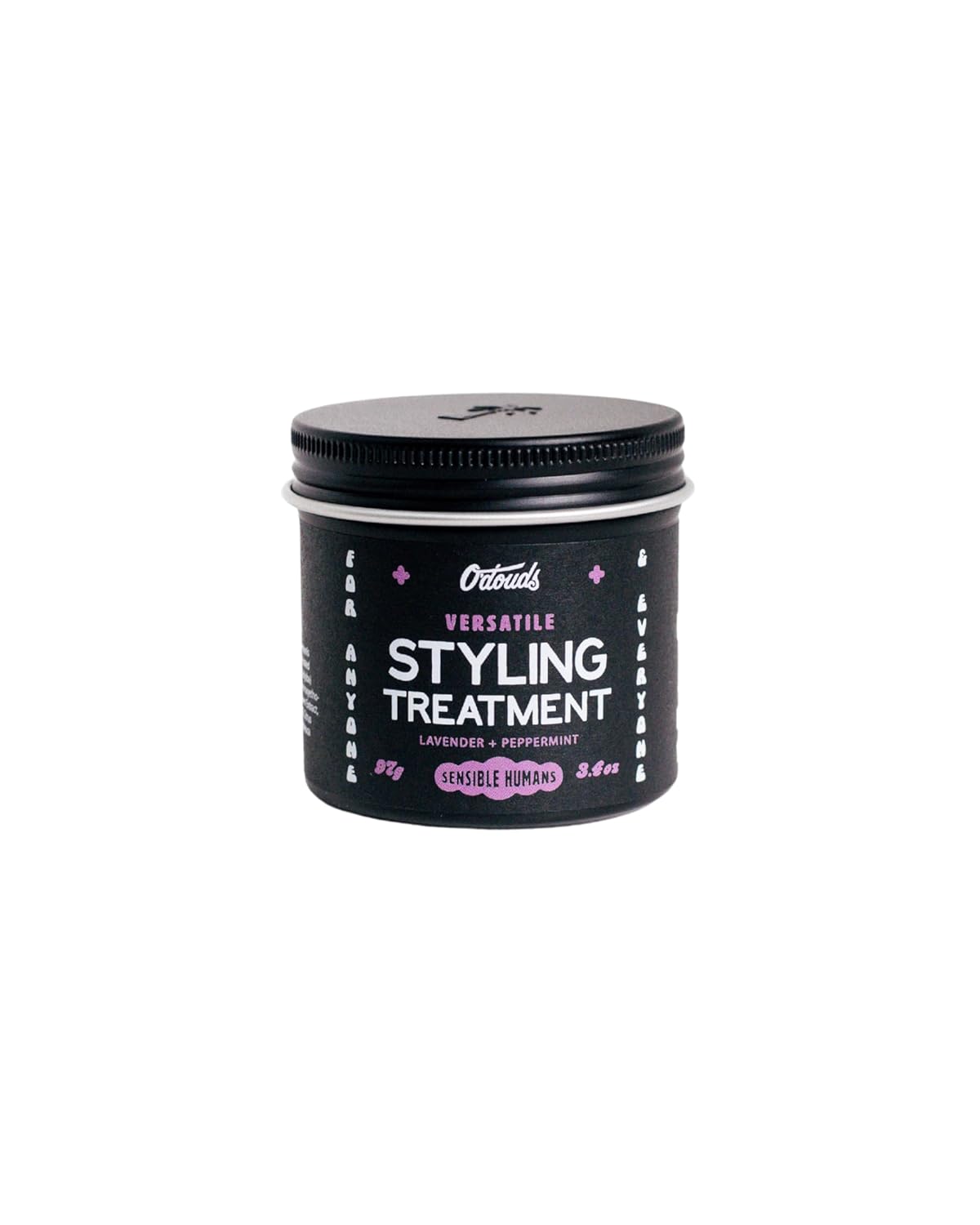 O'Douds Styling Treatment Hair Cream - Texturizing Cream - Medium Hold, Natural Shine - Manageable, Relaxed, Textured & Natural Styles - Lavender & Peppermint Scent, 4 oz