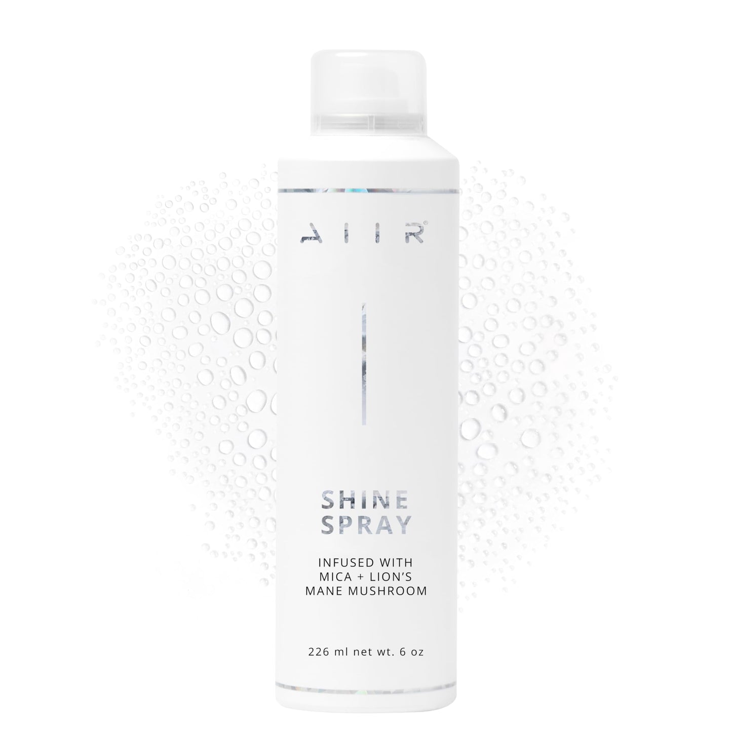 AIIR Shine Spray -Smoothing Spray for Glossy Sleek Hair, Humidity and Frizz Shield Spray, Gloss Spray, Lightweight Spray Coats and Protects Hair, Enhance Shine & Color with Reflect, 6 oz