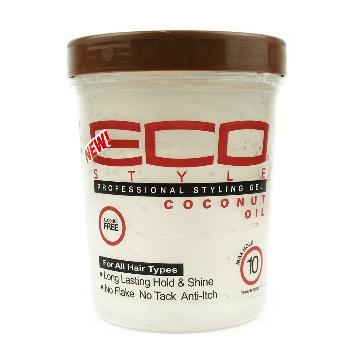 ECO Style Gel Coconut Oil, 32 Ounce