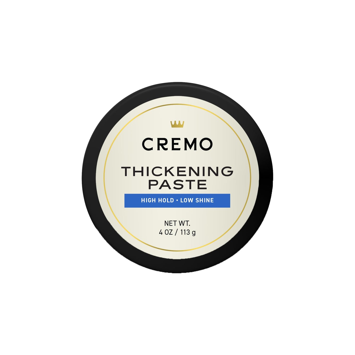 Cremo Mens Hair Paste - Premium Barber Grade Thickening Paste with High Hold and Low Shine, 4 Oz