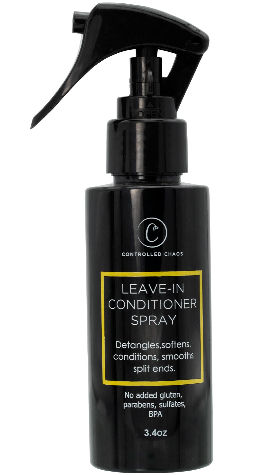 Controlled Chaos Leave-In Conditioner Spray– Anti Frizz Hair Detangler Spray for Dry Damaged Hair with Natural Watermelon & Sunflower Seed Oil & Honey Non-Greasy, Gluten, Sulfate & Paraben Free