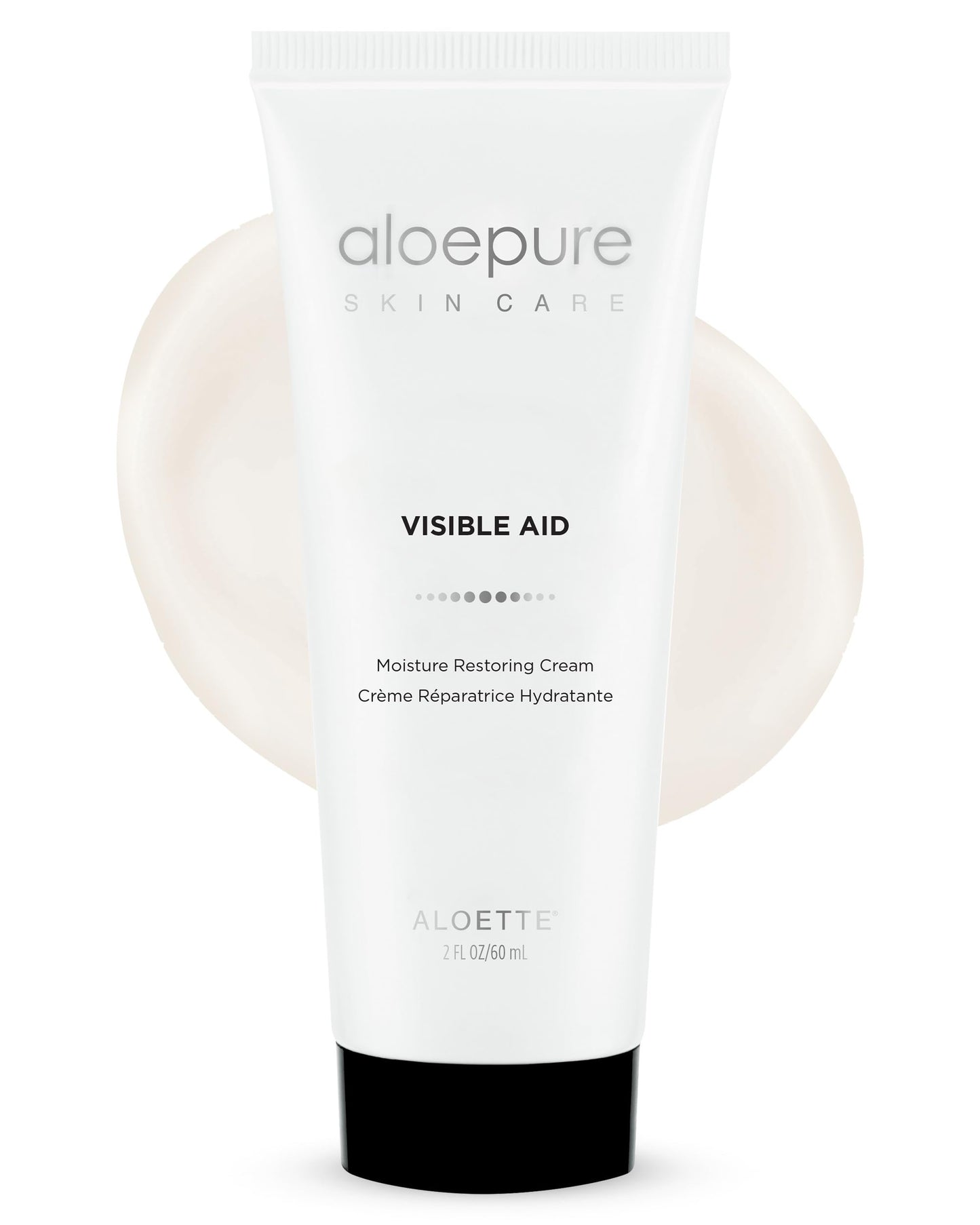 Aloette Face Moisturizer Cream - Daily Body & Facial Skin Care Products with Aloe Vera & Vitamin E - Skin Moisturizer Face Lotion Hydrates & Rejuvenates Dry to Normal Skin, Gluten Free - 2 Fl Oz