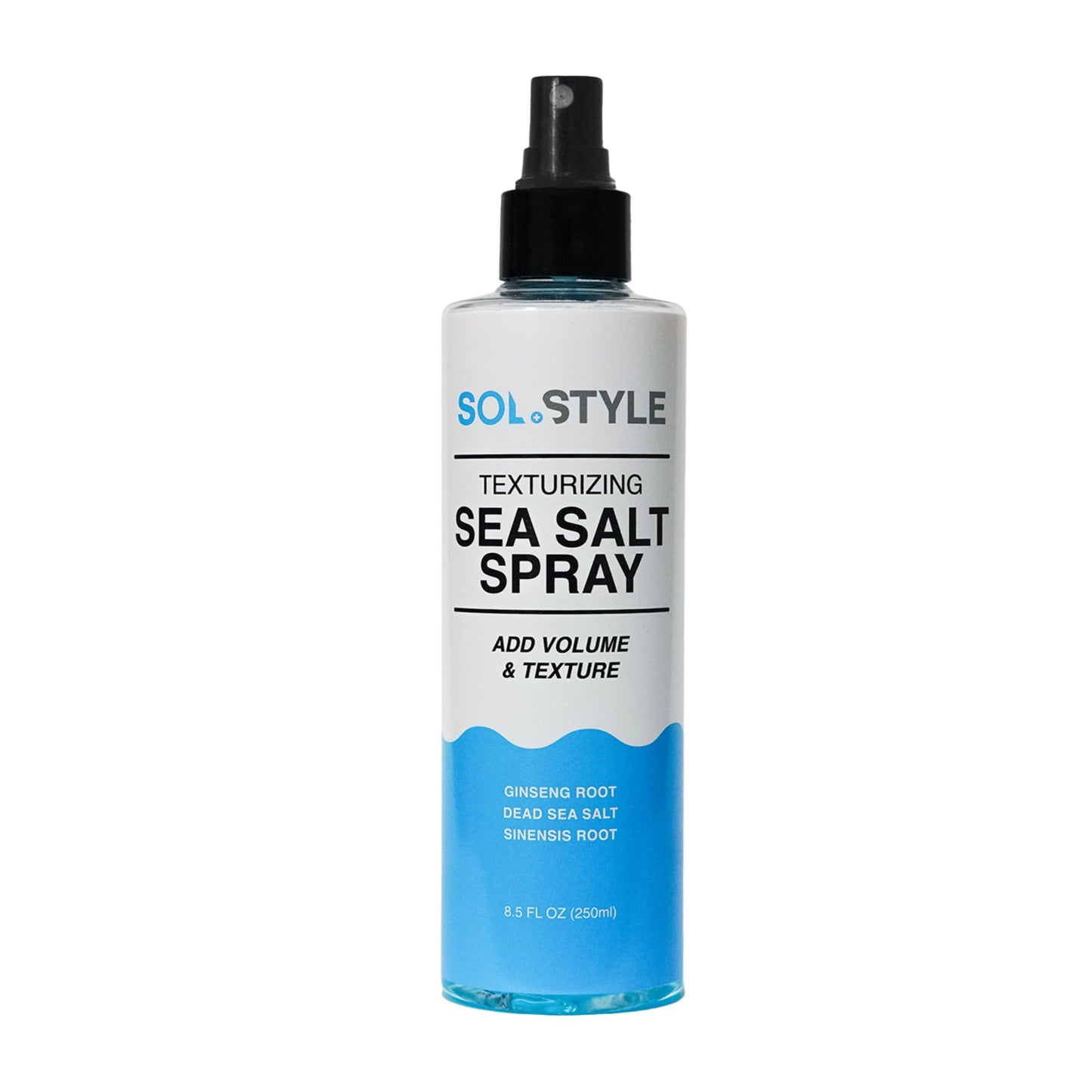 Texturizing Sea Salt Spray Adds Instant Volume, Texture & Thickness, Dead Sea Salt & Ginseng Root for Hair Strength & Health, Natural Beach Wavy Style for Men & Women | 8.5 oz