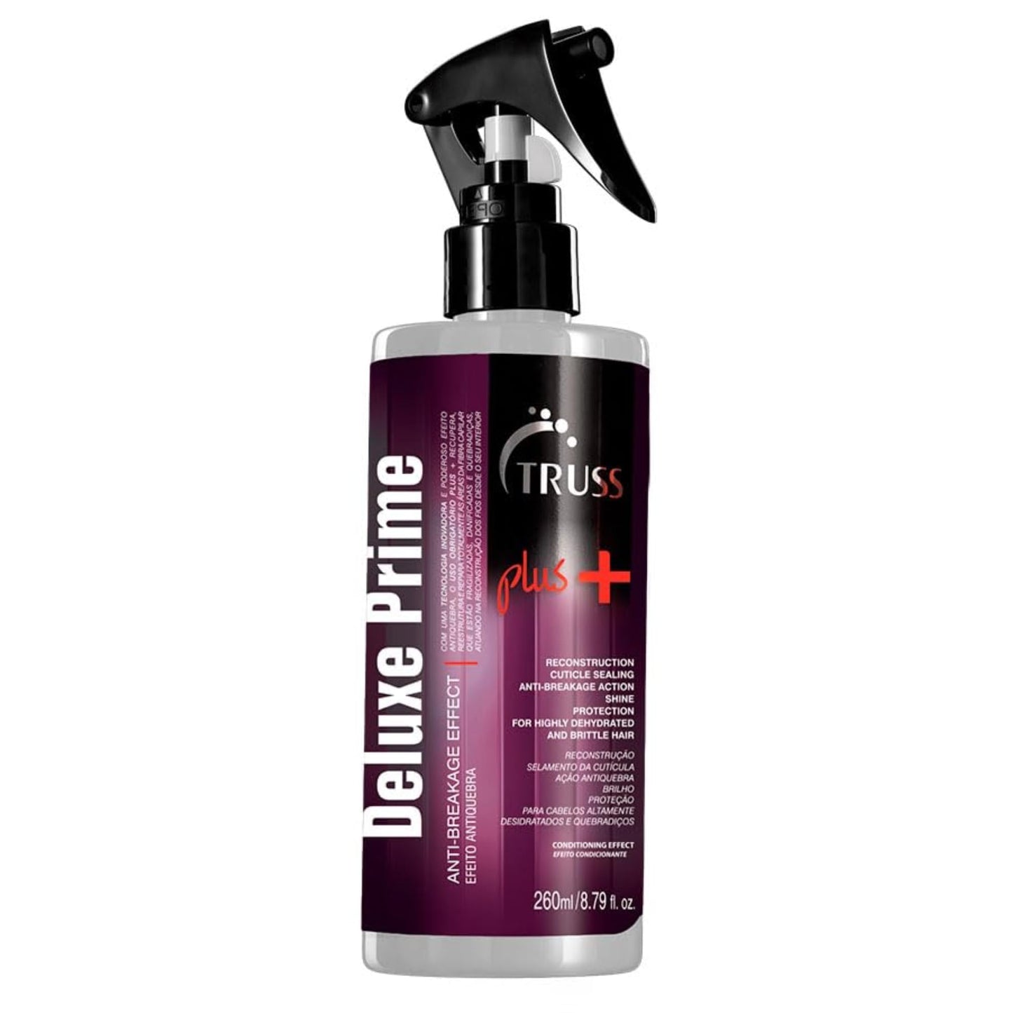 TRUSS Deluxe Prime Plus Anti Breakage Hair Spray - Rinse-Out Damaged Hair Treatment for Cuticle Sealing & Protection - Helps to Repair, Strengthen & Reconstruct Dry & Brittle Strands (8.79 oz)