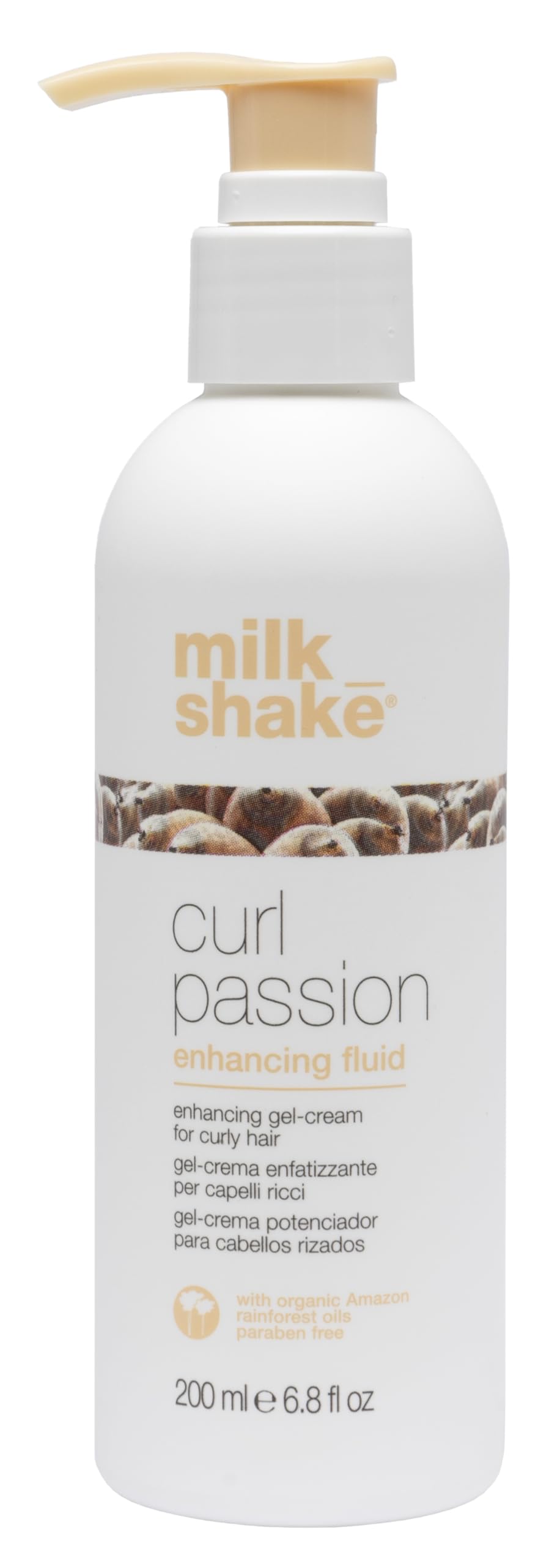 milk_shake Curl Passion Enhancing Fluid - Softness and Manageability for Curly and Wavy Hair | 6.8 fl oz (200 ml)