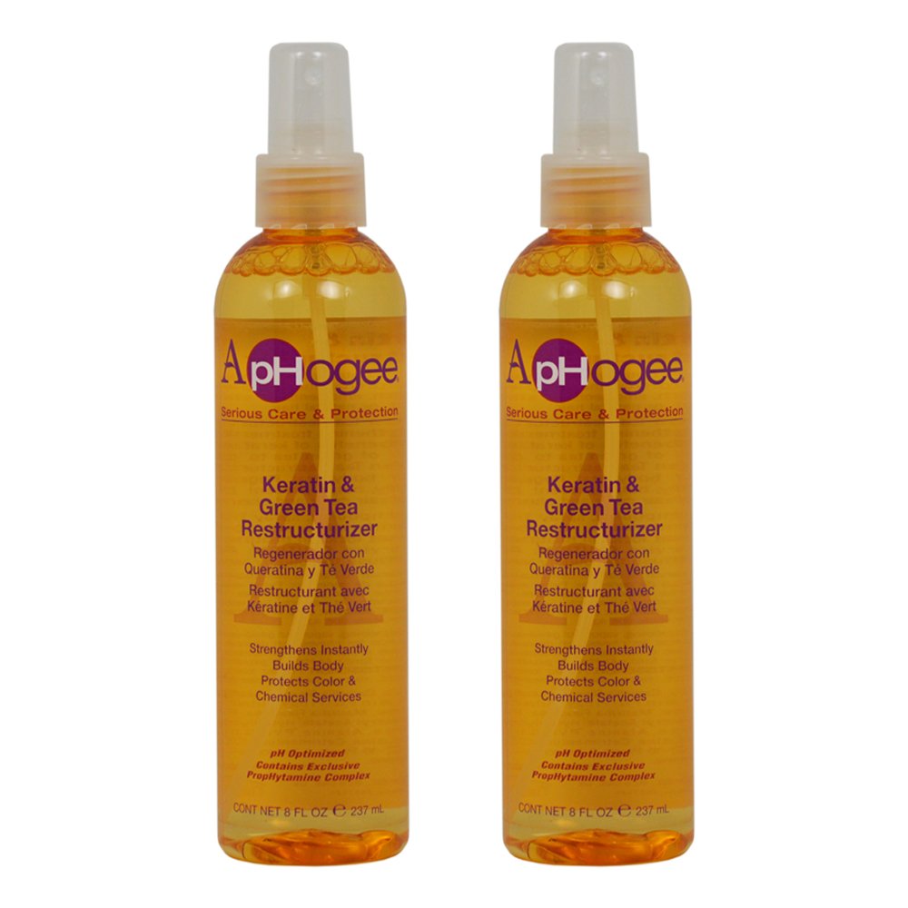 Aphogee Keratin & Green Tea Restructurizer, 8 oz (Pack of 2)