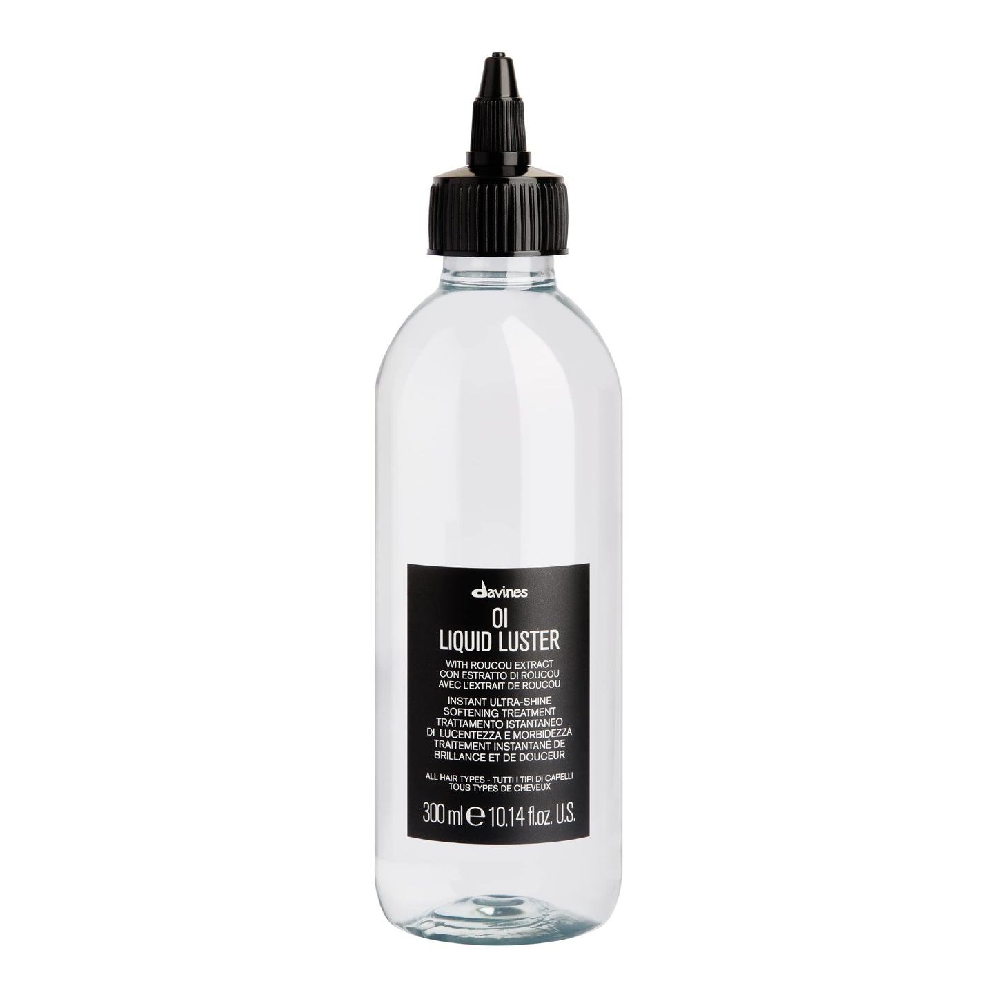 DAVINES OI Liquid Luster, Nourishing Rinse-Off Treatment, Add Shine Weightlessly, 10.14 Fl Oz