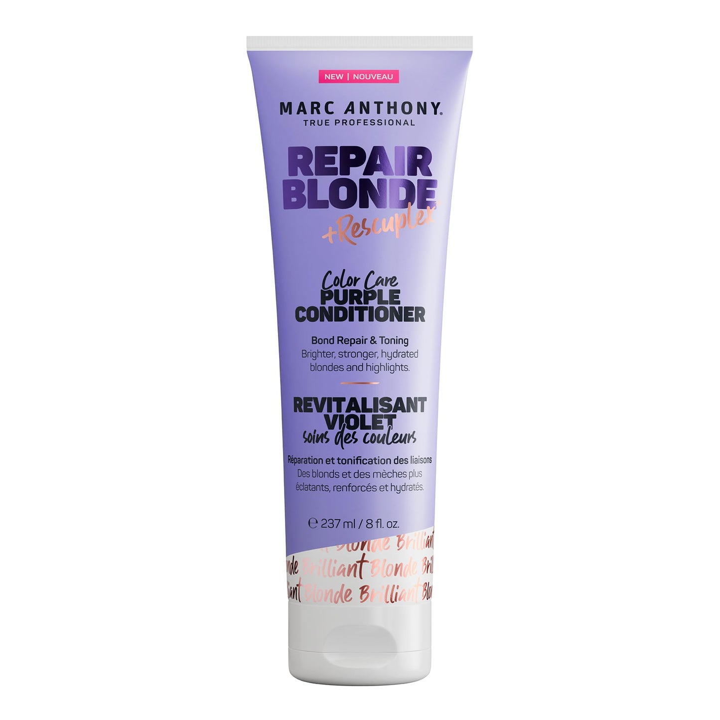 Marc Anthony Purple Conditioner, Repair Blonde Rescueplex Color Care - Neutralizes Brassy Tones and Repairs Bonds, 8oz