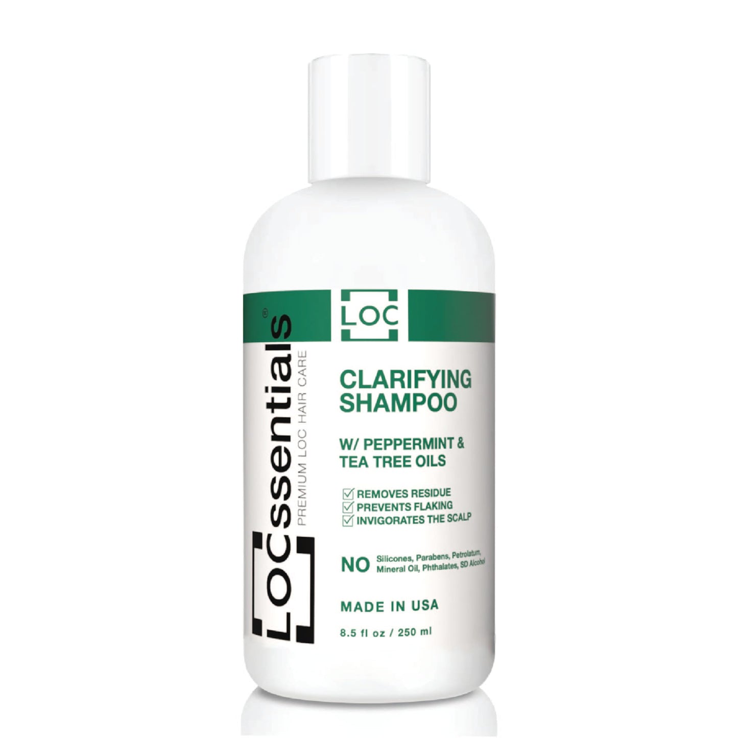Clarifying Shampoo for Locs Professional Loc Shampoo for Dreads, Twists, Braids, Interlocks, Microlocs, Dreadlocks, Faux Locs Crochet Hair with Peppermint and Tea Tree Oils