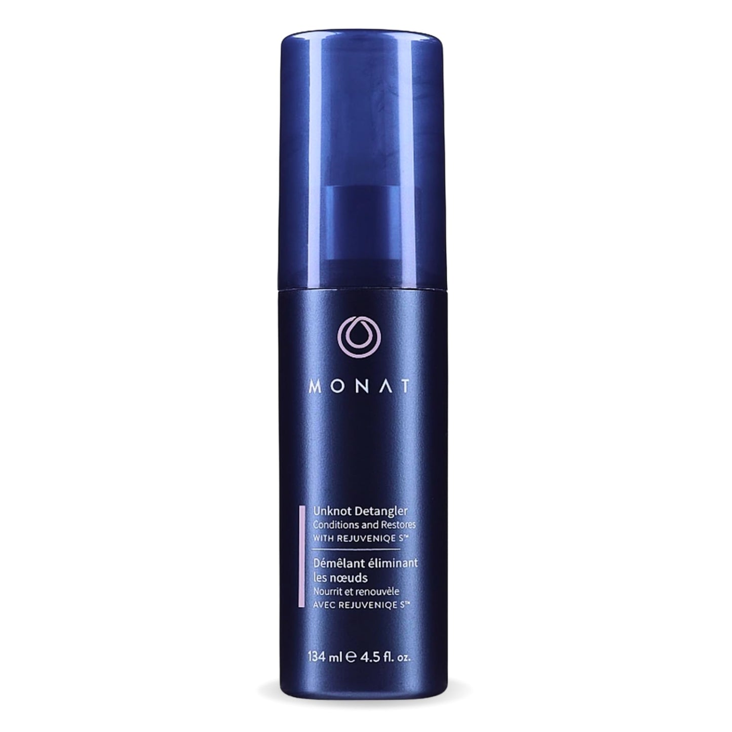 MONAT Unknot Detangler Infused with Rejuveniqe¨ S - Lightweight, Anti Frizz Hair Detangler Spray Leaving Strands Soft and Knot-free. Safe for Color-treated Hair. -Net Wt. 134 ml / 4.5 fl. oz.