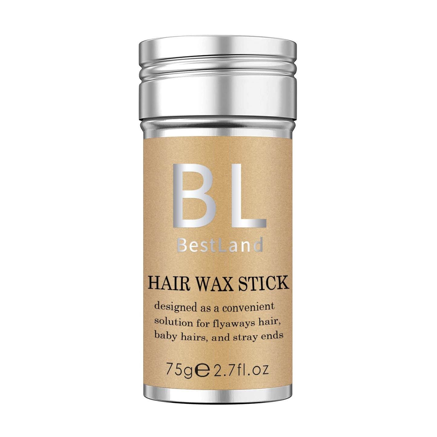 BestLand Hair Wax Stick Non-Greasy, No-Residue Tamer for Flyaways, Frizz & Baby Hair, Styling Stick for Edges & Slick Back Looks, for Women, Men & Kids