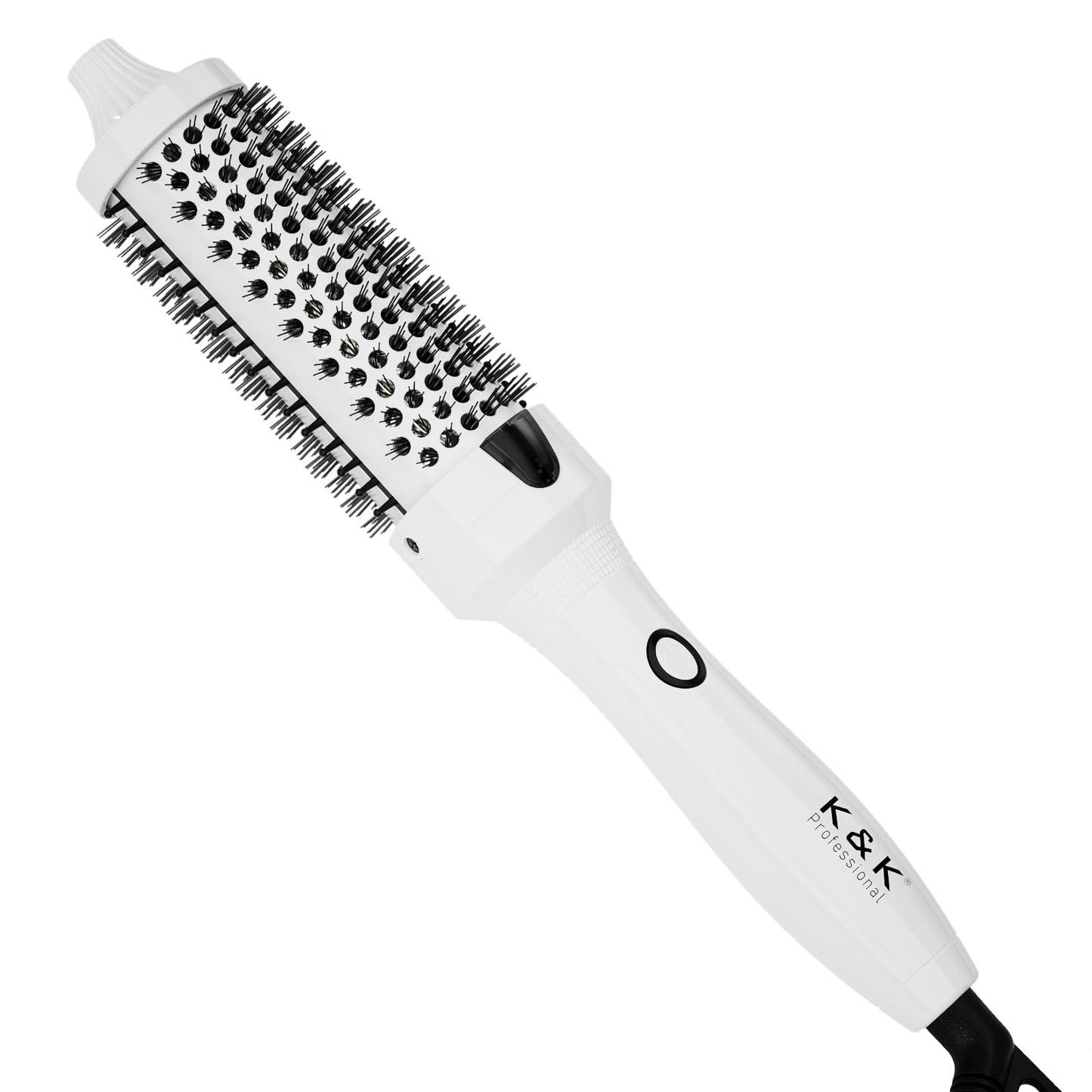 K&K Thermal Round Brush, 1.5 Inch Ionic Hot Styling Brush Make Hair Smoother Get Natural Curls