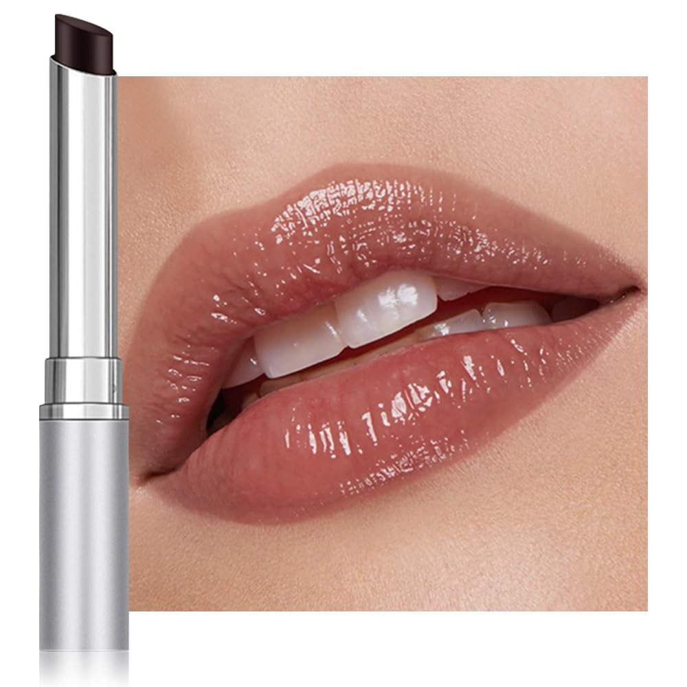 1PCS Honey Tinted Lip Balms Lip Stain, Sheer Hydrating Lip Balm for Women All Skin Tones, Korean Natural Black Cherry Lip Tint Moisturizing Nourishing Lips Balm Lipstick, Bálsamo labial con color miel