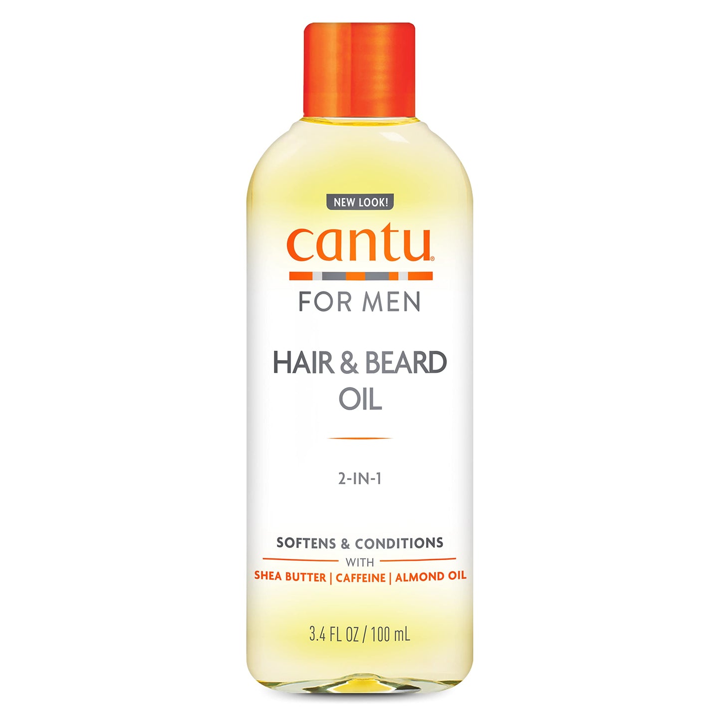 CANTU for Men Hair & Beard Oil, 3.4 fl oz