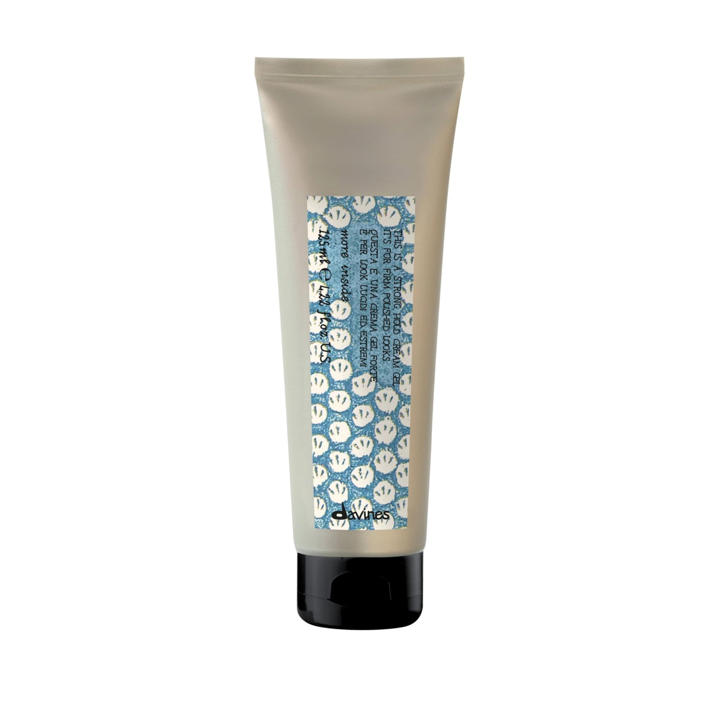 DAVINES This is a Strong Hold Cream Gel, Create Structure And Definition, For Quick-Drying And Residue-Free Workable Styling, 4.22 Fl. Oz.