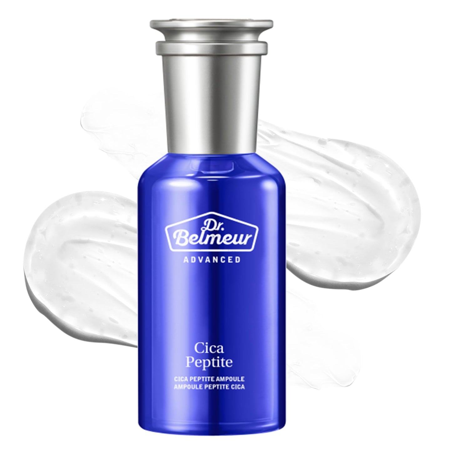 DR. BELMEUR Advanced Cica Ampoule (1.7fl oz) - Soothing, Hydrating Serum for Sensitive Skin. Korean Skin Care. Centella Asiatica, Peptide Complex.