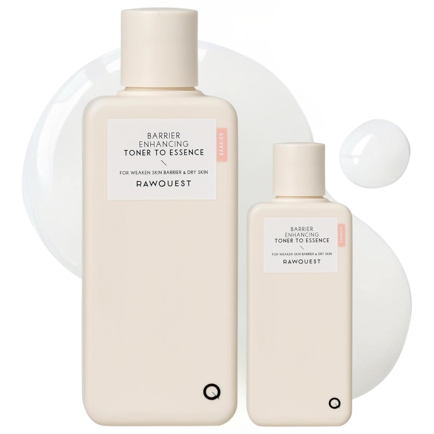 Barrier Enhancing Toner to Essence Bundle (50ml+200ml) | Moisturizing Lotion for Skin Barrier Repair, Glow & Soothing | Vegan Hypoallergenic Glass Skin Korean Skincare | Sensitive & Dry Skin