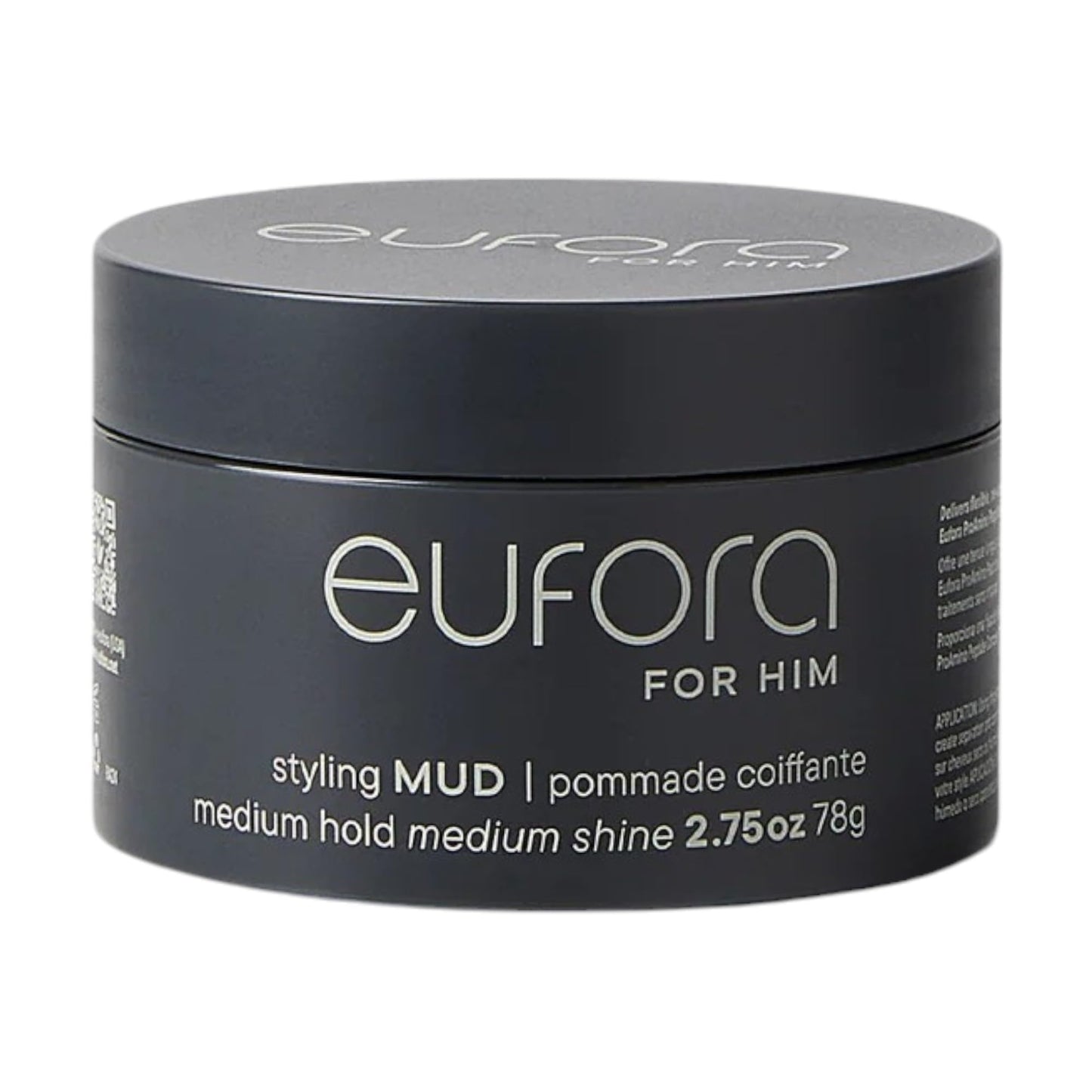 Eufora Styling Styling Mud Pommade for Him, Medium Hold, 2.75 Oz