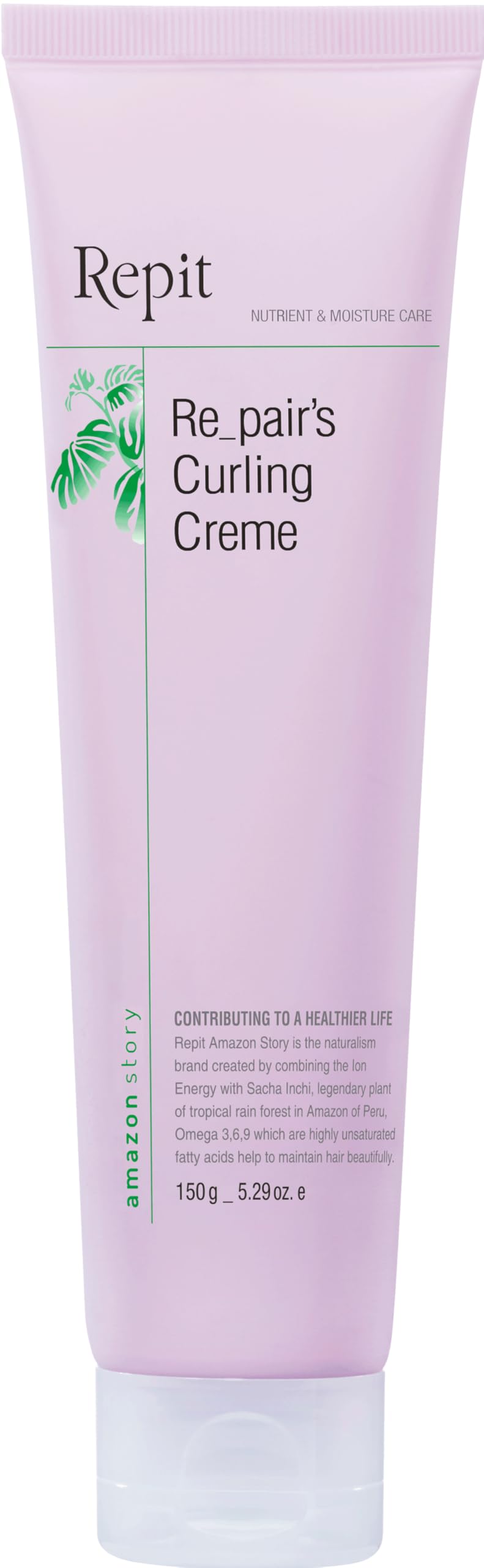 Repit Repair's Curling Creme | Korean Curl Defining Cream | Leave-In Hair Essence Treatment for Wavy, Curly Hair | RepitUSA