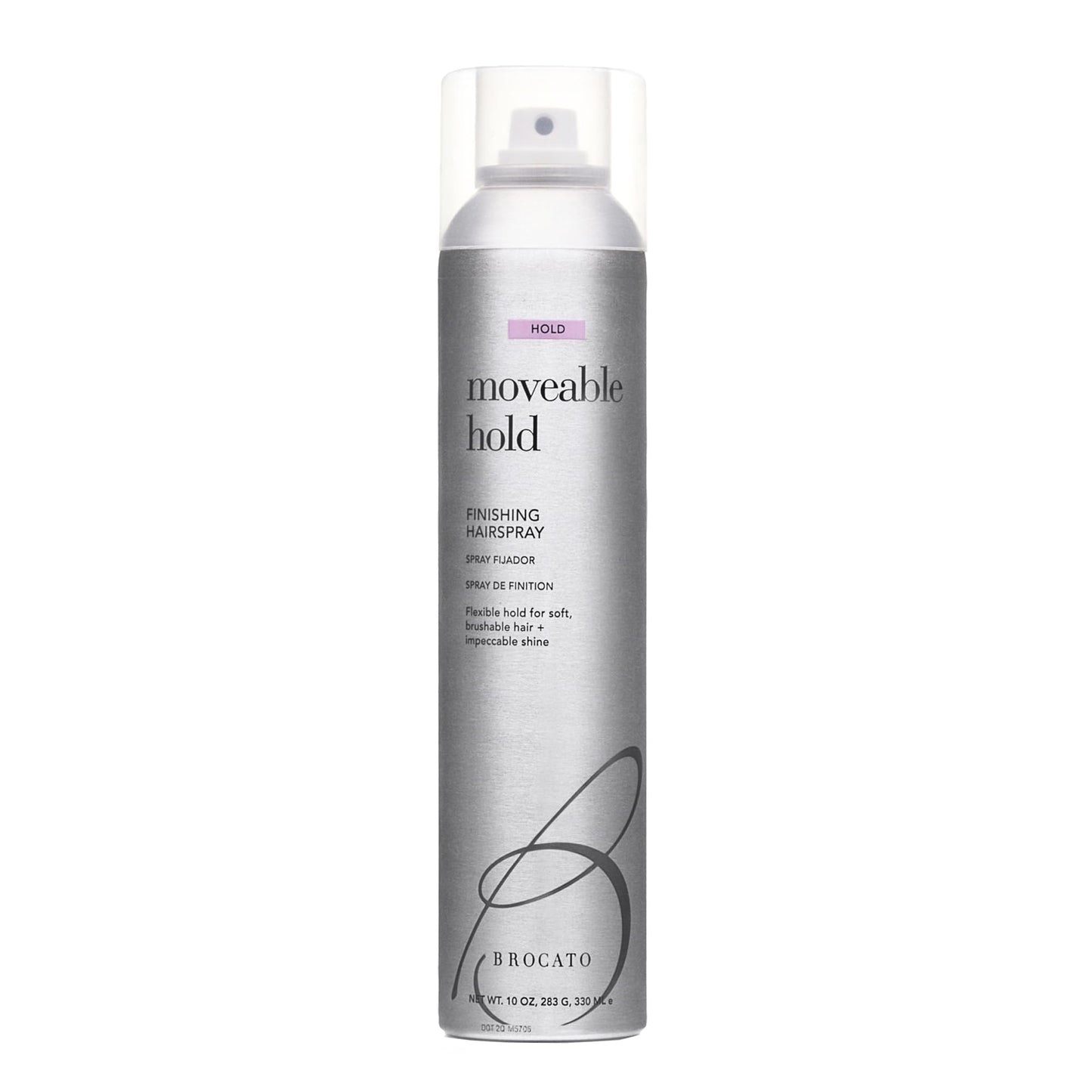 Moveable Hold Finishing Hairspray (50% VOC), 10oz | Exceptional Control and Brilliant Finish | For All Hair Styles