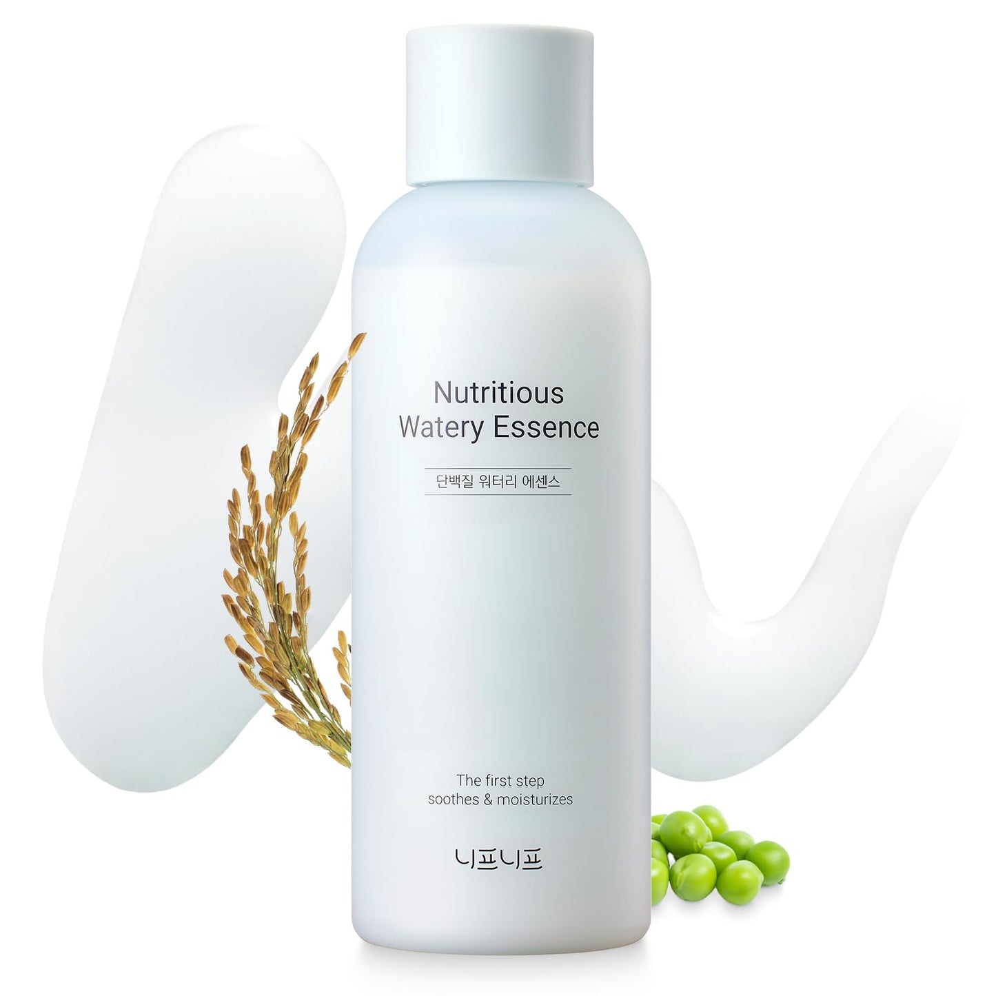Nutritious Watery Essense, All-in-one Power Plant-Protein Toner for Soothing and Hydrating, Gentle Exfoliation, CICA Calming, Niacinamide, Korean Skincare, Glass Skin (180ml / 6.08 fl.oz.)