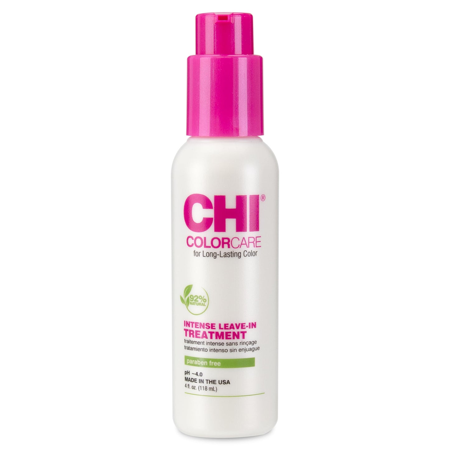 CHI ColorCare Intense Leave-In Treatment, Multi-Benefit Hair Product Intensely Revives & Nourishes Dull Hair, Sulfate, Paraben, & Cruelty-Free, 4 Oz