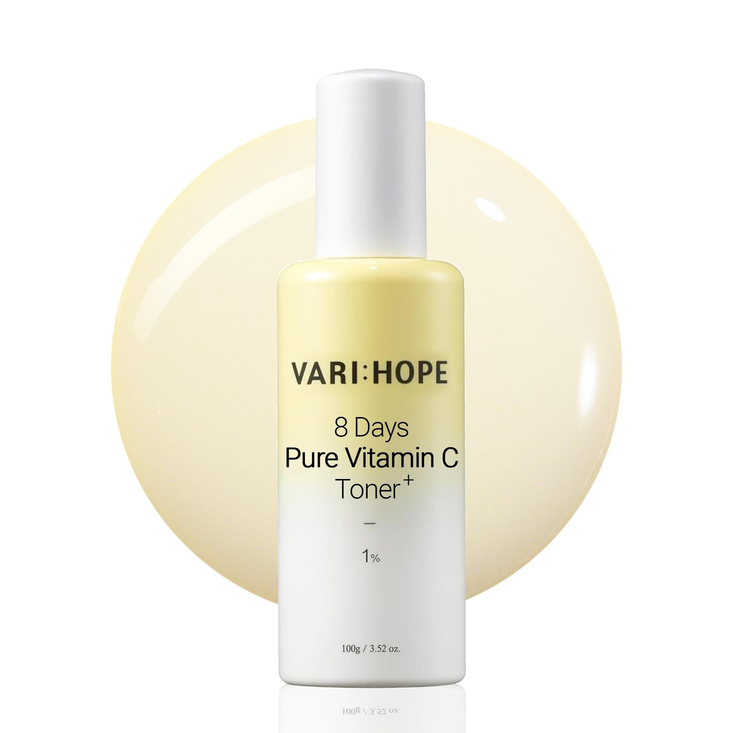 8 Days Pure Vitamin C Toner (3.5oz) - Hydrating, Mildly Acidic, Soothing Toner. Korean Skin Care. Stabilized Vitamin C, Kakadu Plum, Beta-Glucan.