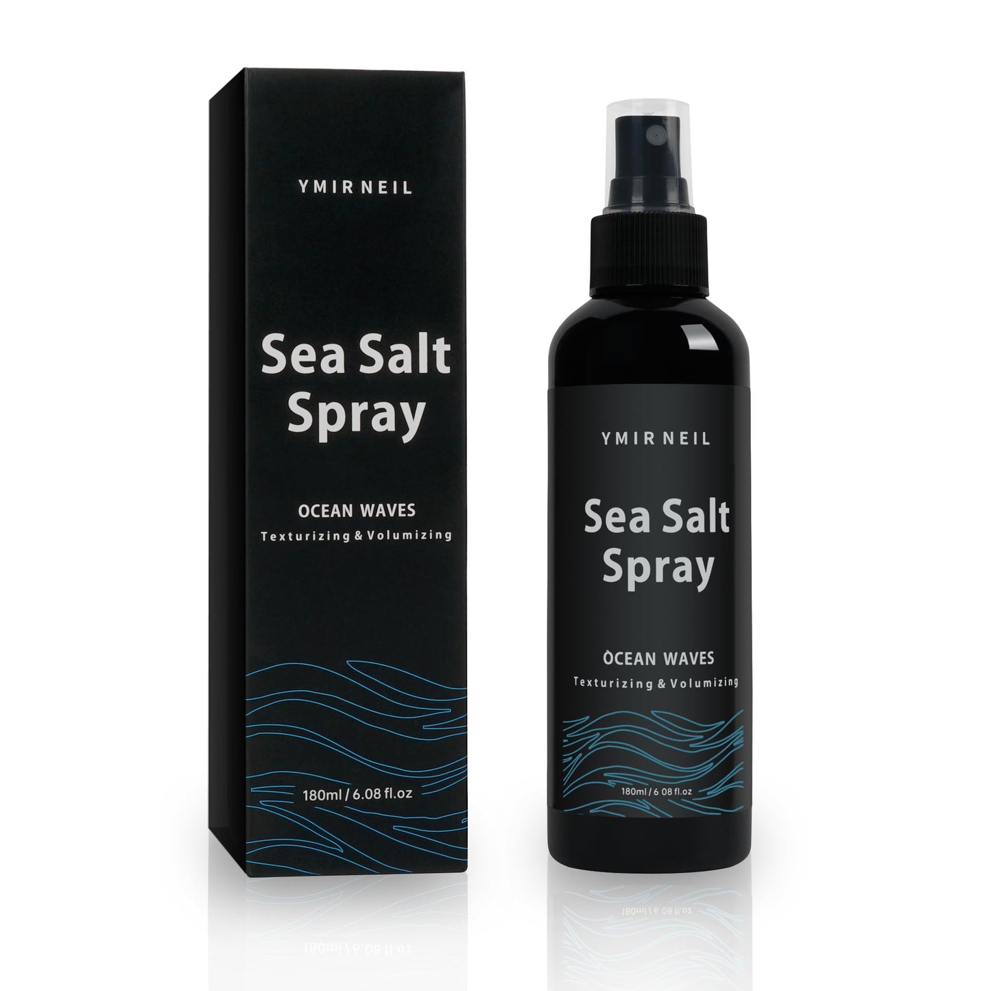 Natural sea salt spray for men,Add volume,thickness,texture&hairstyle,Beach Waves,6.0 fl oz,