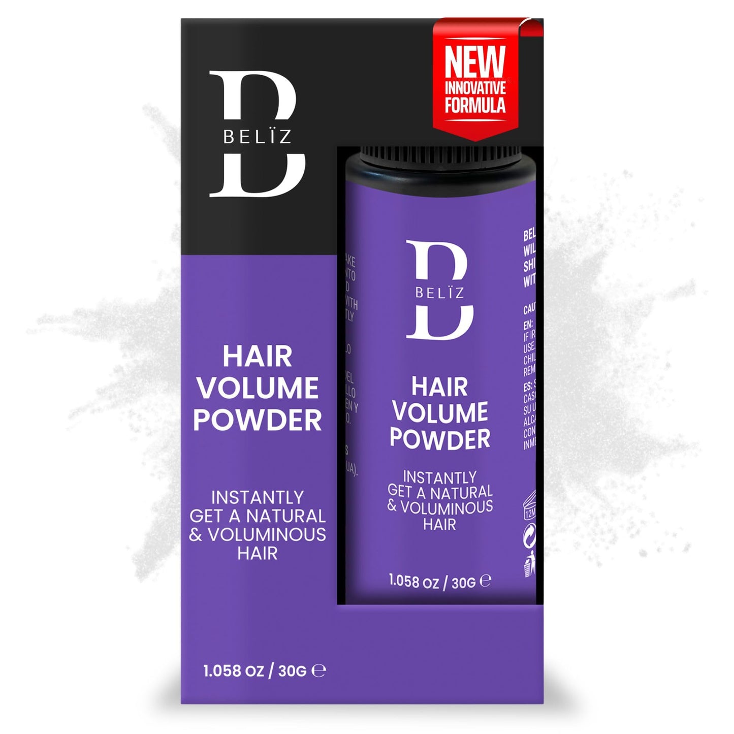 Hair Styling Powder - Volumizing & Texturizing Styling Powder, Texture Spray ALTERNAtive for Thickening Fine & Thinning Hair, Instant Root Lift, Natural Matte Finish, No Grease, Vegan Formula - 1.06Oz