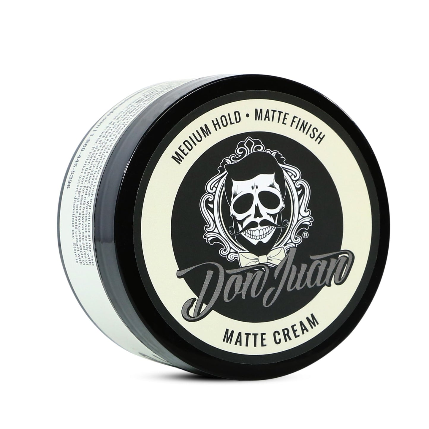 Don Juan Handcrafted Matte Cream Pomade | Medium Hold | Matte Finish | Water Based | Barbershop Scent, 4oz