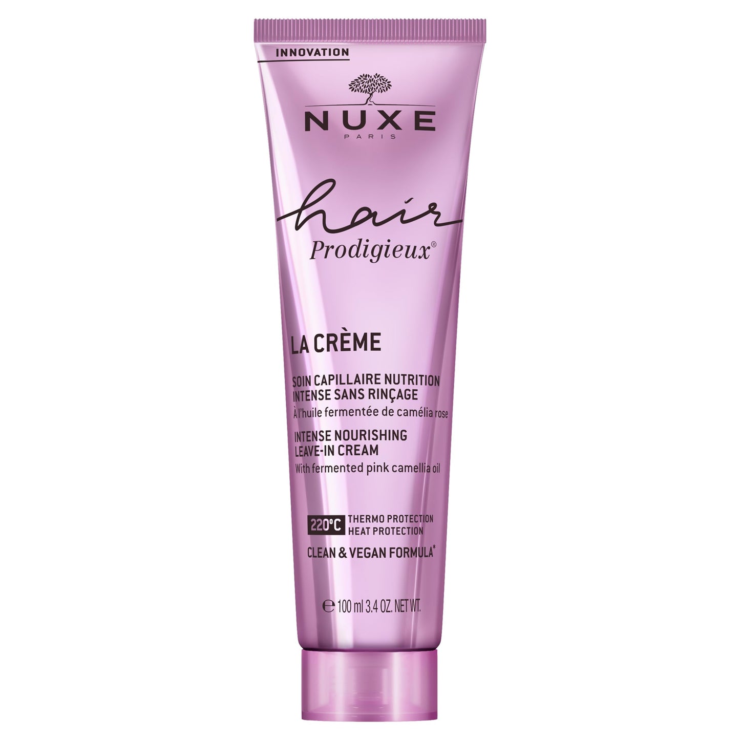 Nuxe Hair Prodigieux Intense Nourishing Leave-in Cream. Repairs & Protects Hair From Heat, For Soft, Shiny and Healthy Looking Hair. With Argan and Jojoba Oil, 3.4 Fl Oz
