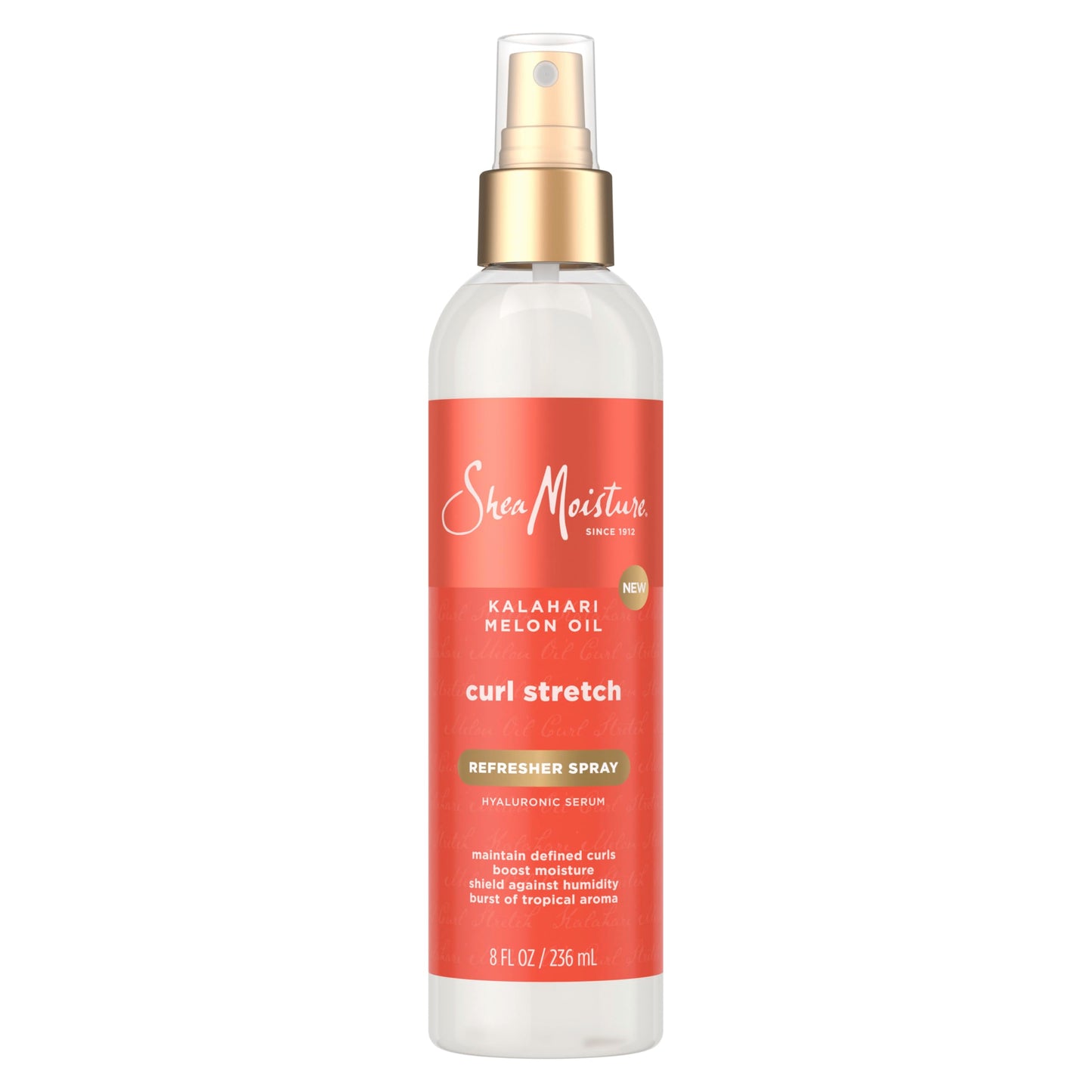 SheaMoisture Curl Stretch Refresher Spray Kalahari Melon Oil and Marula Oil Between Wash Style Stretcher Boosts Hydration, Fights Humidity and Frizz with Hyaluronic Serum 8 Fl Oz