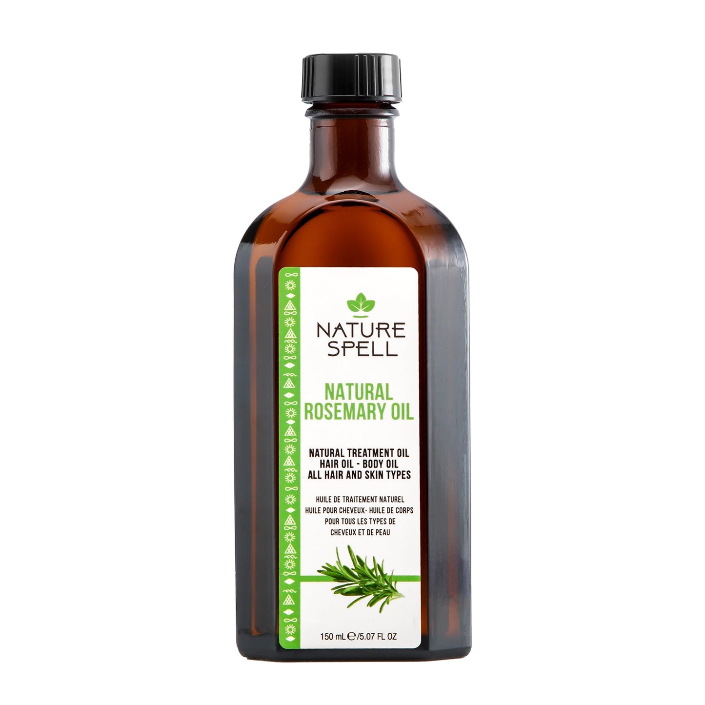 Nature Spell Rosemary Oil For Hair Growth, Pre-Diluted Hair & Scalp Oil Nourishes Dry, Damaged Hair, For Women & Men, 5.07 Fl Oz