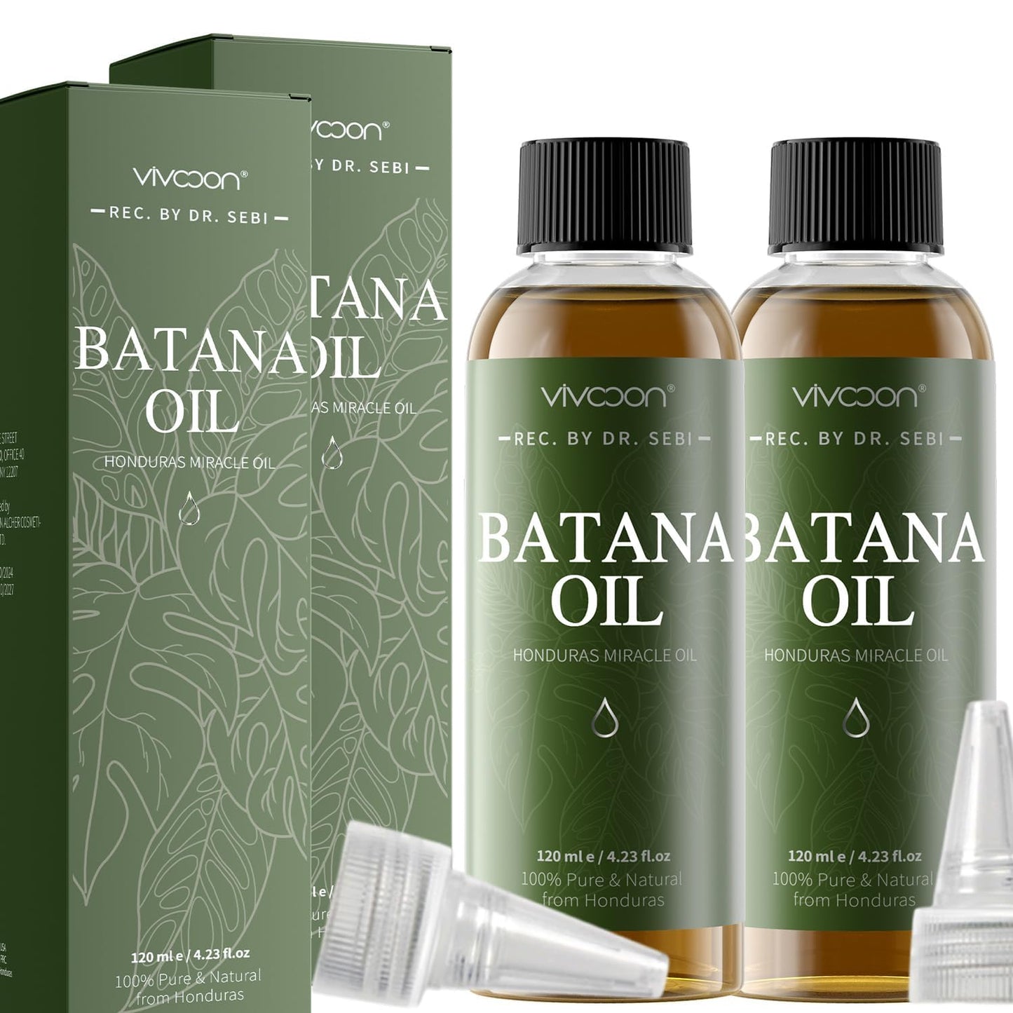 Pack of 2 Batana Oil Kit for Hair Growth, Enhance Hair & Skin Radiance Wellness for Men & Women