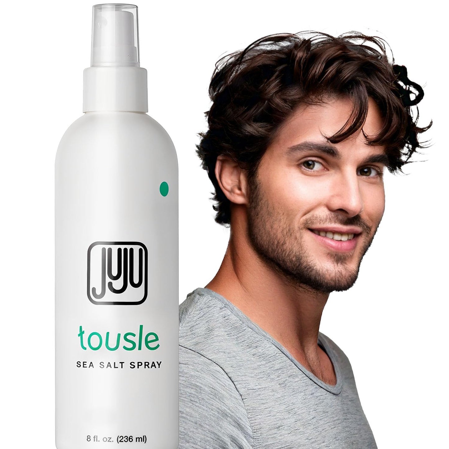 Tousle Sea Salt Spray for Men & Women 8 Fl Oz Made in USA (New Formula)-Natural Sea Salt Spray for Hair, Hair Texturizer for Women, Artificial Fragrance-Free Texture Sprays, Surfer Texturizer for Men