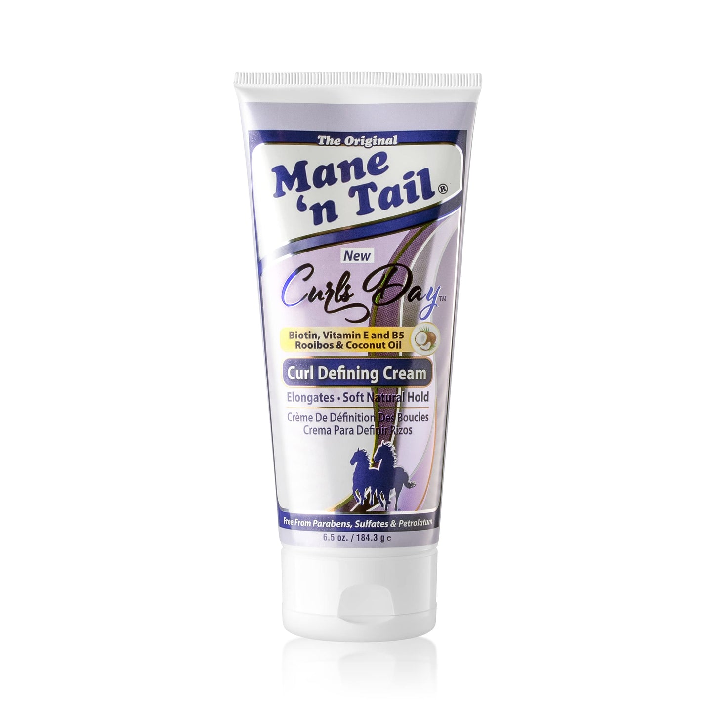 Mane 'n Tail Curls Day Curl Defining Cream With Biotin, Vitamin E and B5 Rooibos & Coconut Oil for Soft Natural Hold Sulfate and Paraben Free (Curl Defining Cream)