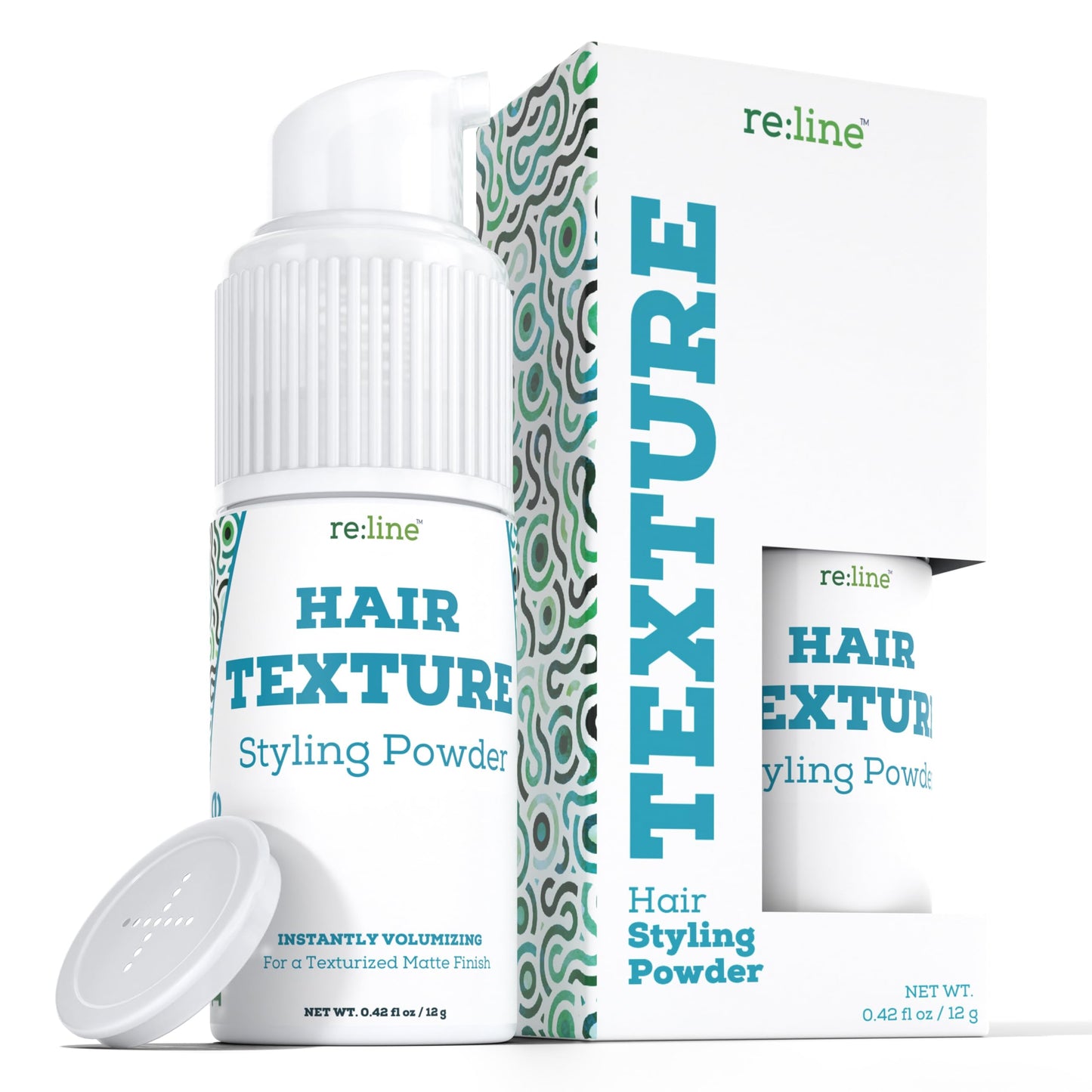 Hair Texture Styling Powder - Natural Matte Hairstyle for Texturizing and Volumizing - Root Lifting Powder for Men and Women - Straight, Curly, or Wavy Hair - Mattifying and Thickening