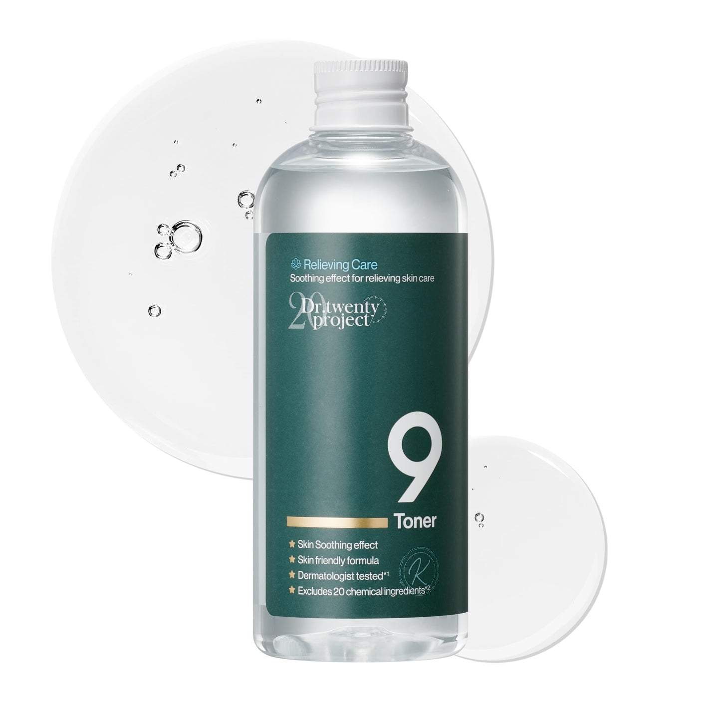9 Toner - Soothing, Moisturizing, Sebum Control with Mugwort Extract for Sensitive, Dry, Oily Skin Reduces Redness, Whiteheads, Blackheads - Korean Skin Care (300ml / 10.14 fl.oz)