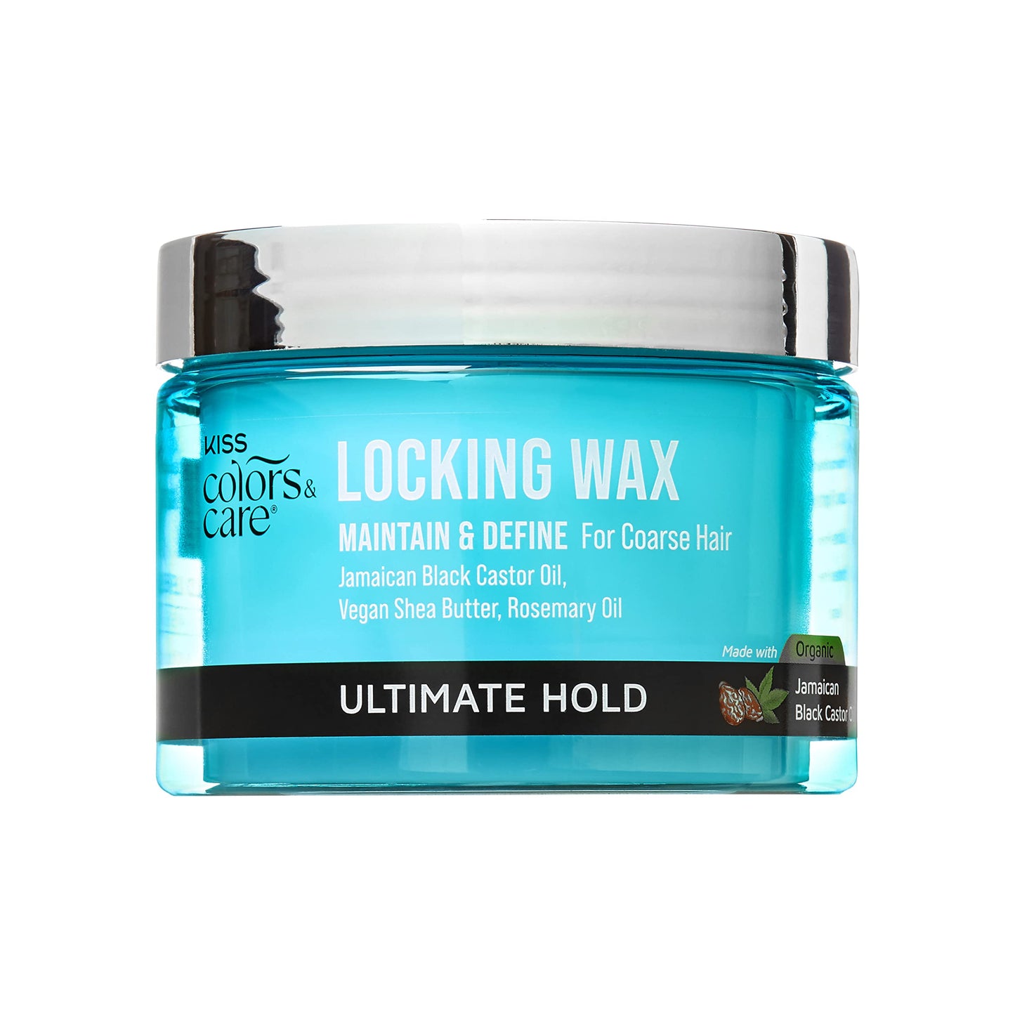 KISS COLORS & CARE Ultimate Hold Locking Wax, 6 oz. - starts and maintains locs with long lasting hold and no build up. Ideal for thicker hair textures