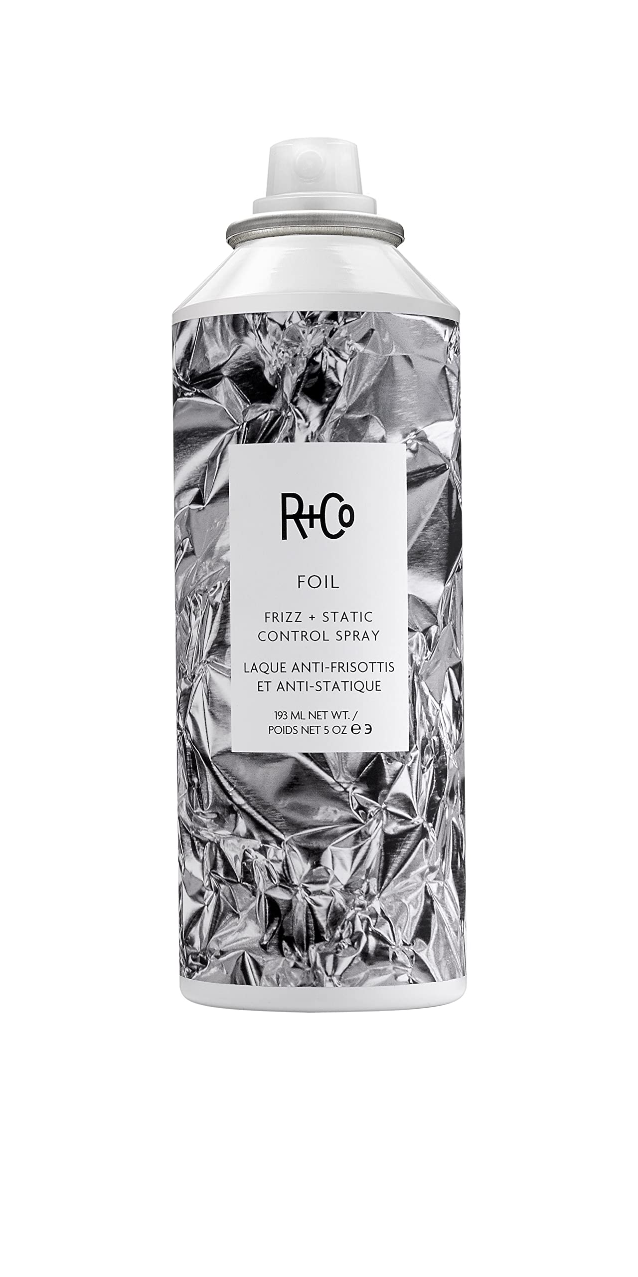 R+Co Foil Frizz & Static Control Spray, Eliminates Frizz, Smoothes Hair