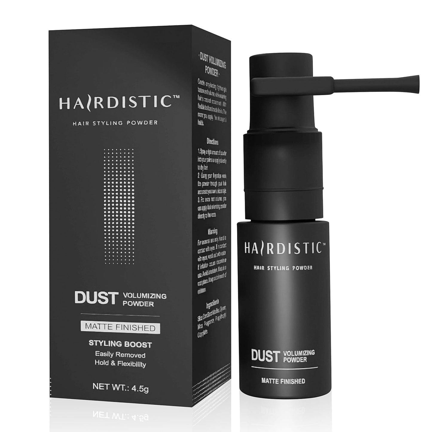 Dust Volumizing Powder | Hair Styling Powder For Men & Women | Hair Texture | Advanced Sprayer Direct To The Roots | Matte Finished - Lasting Hold & Flexibility | All Hair Types