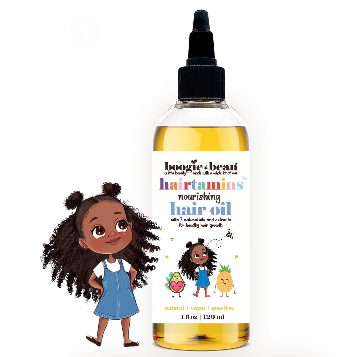 Kids Hair Oil, Baby Hair Moisturizer and Kids Hair Vitamins for Hair Growth; Baby Hair Products for Black Babies, Infants and Toddlers Natural