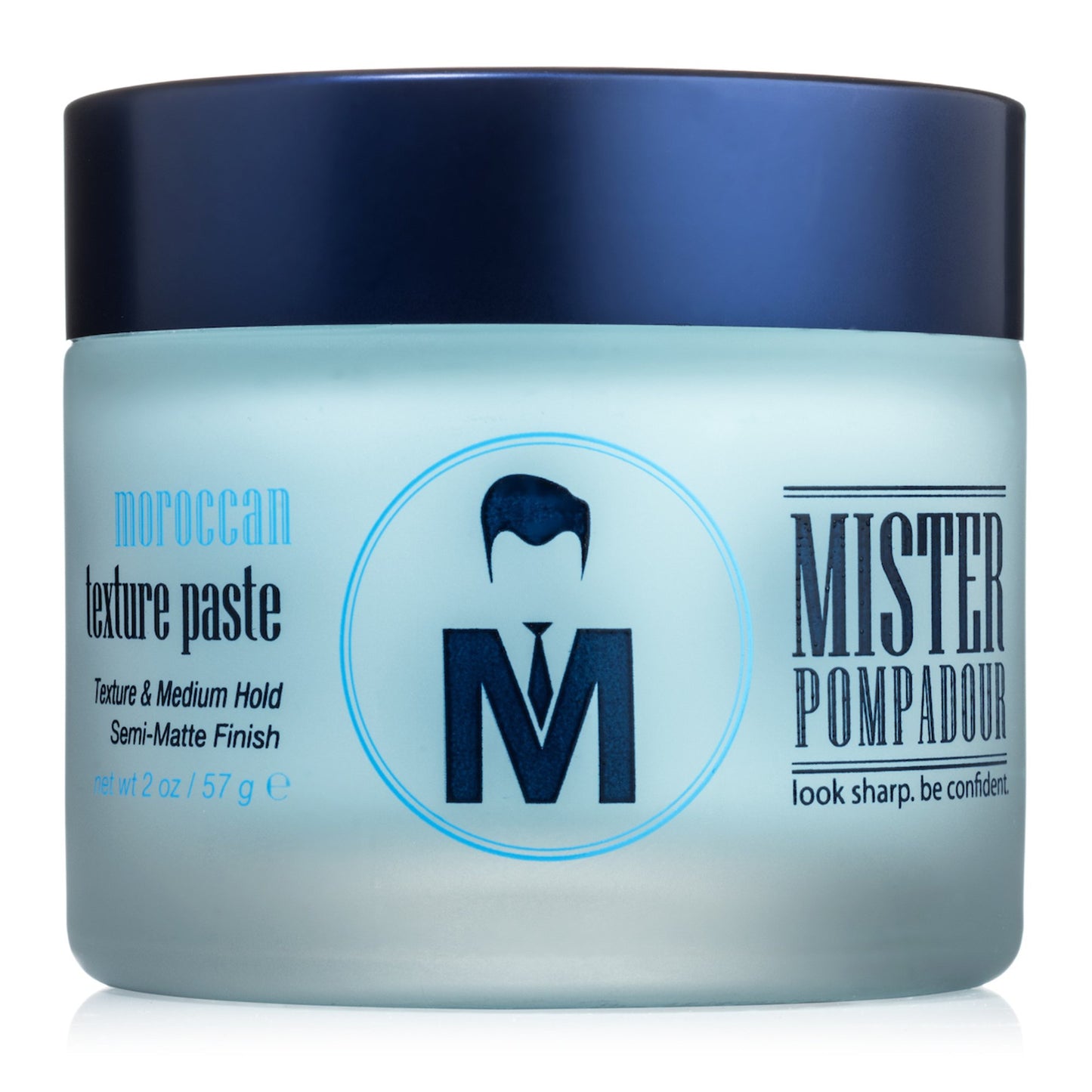 Moroccan Texture Paste | Semi Matte Pomade for Men | Texture and Hold for Styling Straight, Thick, or Curly Hair | Natural Ingredients | Better Than Hair Gel | 2 Oz