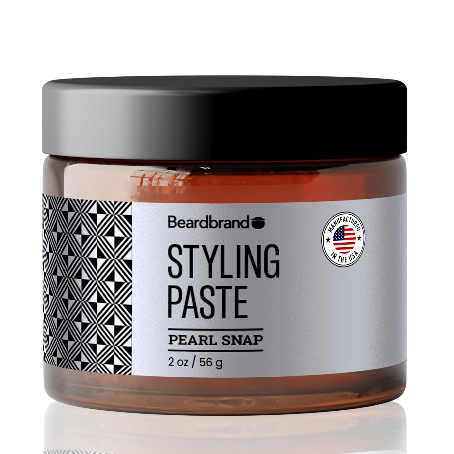 Beardbrand Beard Styling Paste - Medium Hold and Natural Look Hair Paste for Men - Versatile Beard Balm & Hair Styling Cream - Teakwood, Rosemary, & Citrus Scent- 56 grams