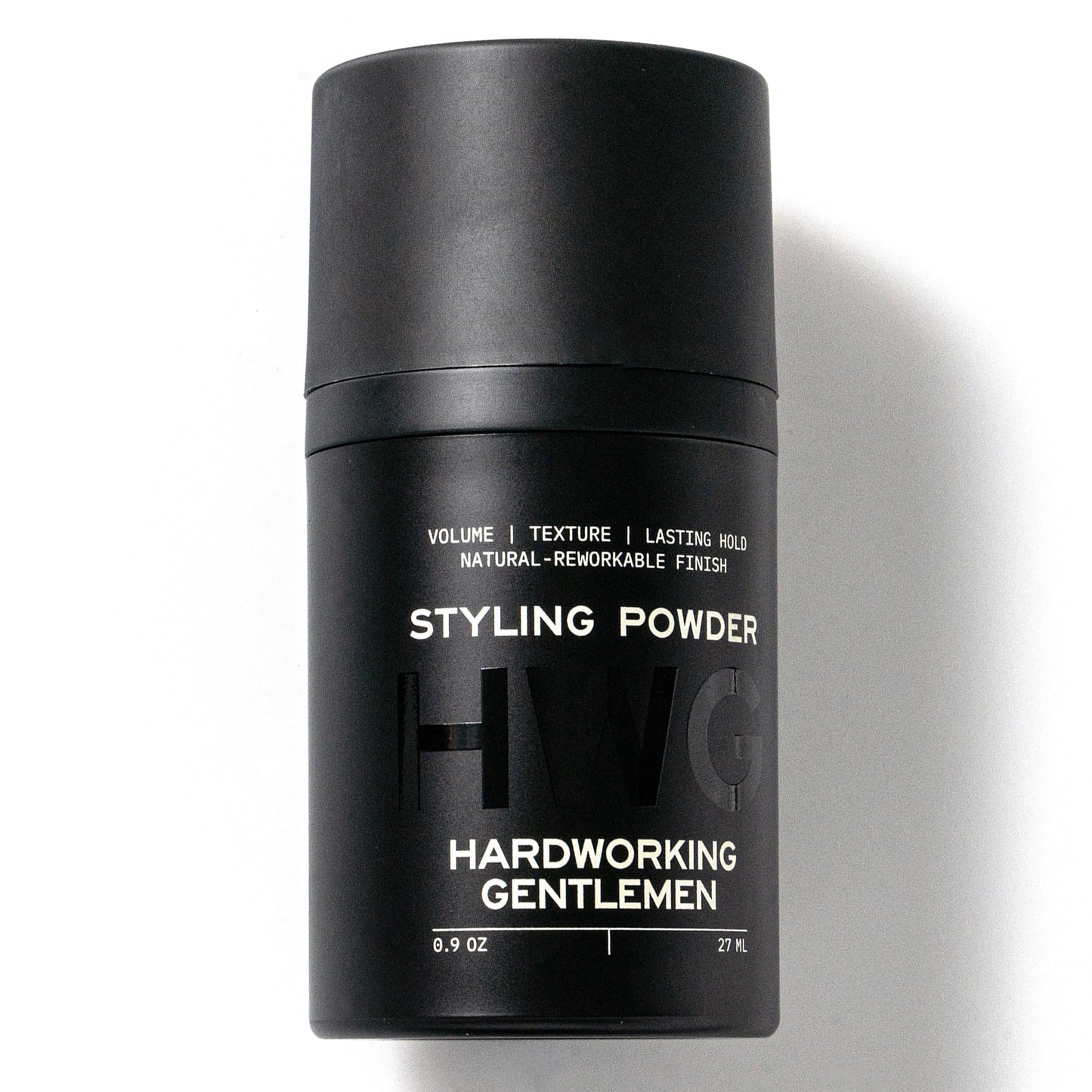 Hardworking Gentlemen - Hair Styling Powder for Men - Provides Volume and Texture - High Hold, Paraben and Cruelty Free - 0.9oz.