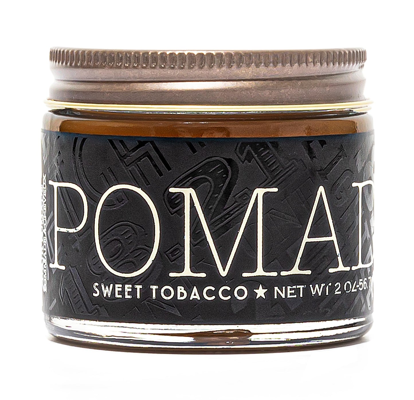 18.21 Man Made Hair Styling Product, 2oz. Original Sweet Tobacco Scent in Pomade with High Shine Finish